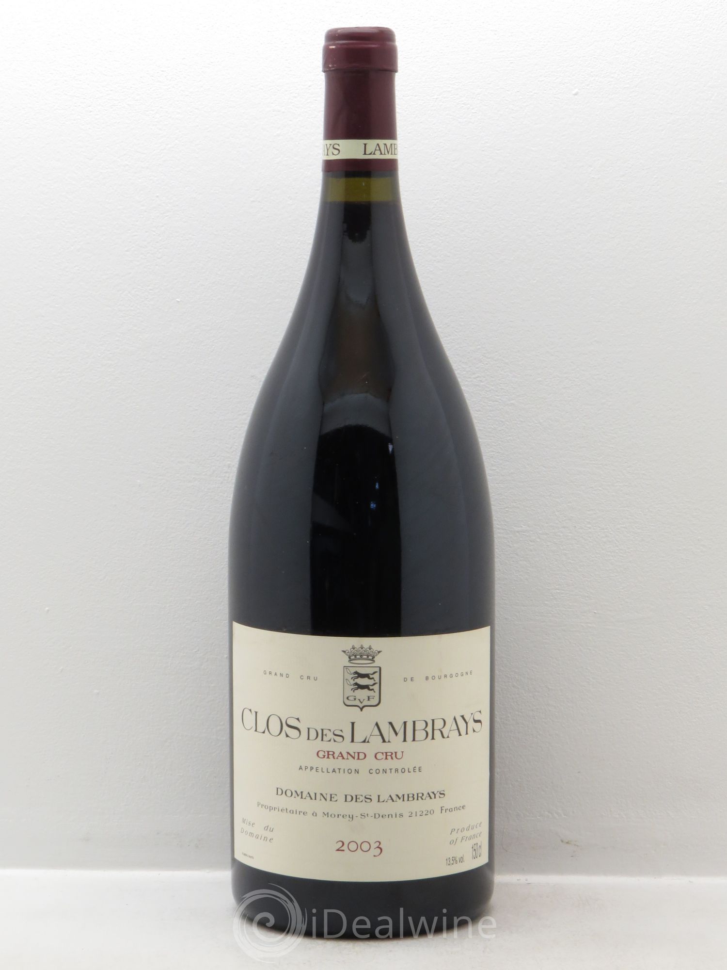 Clos des Lambrays Grand Cru Domaine des Lambrays 2003 - Lot de 1 magnum - 0