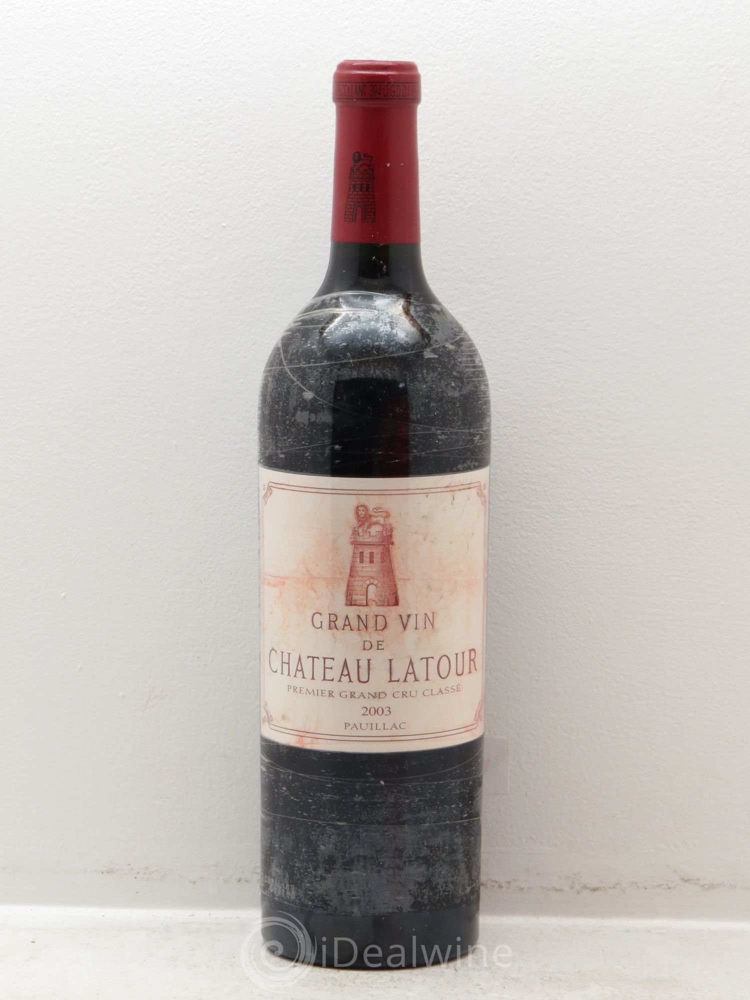 Château Latour 1er Grand Cru Classé 2003 - Lot de 1 bouteille - 0