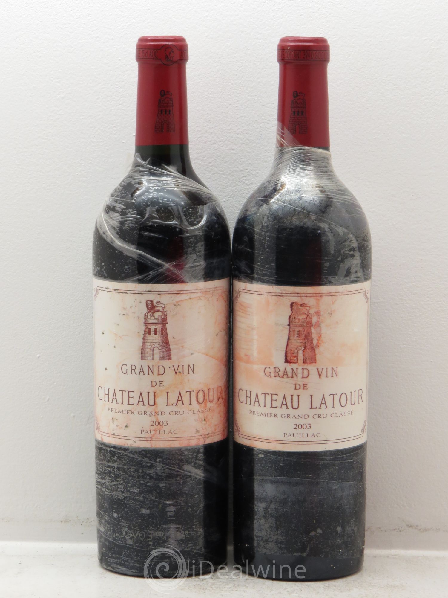Château Latour 1er Grand Cru Classé 2003 - Lot de 2 bouteilles - 0