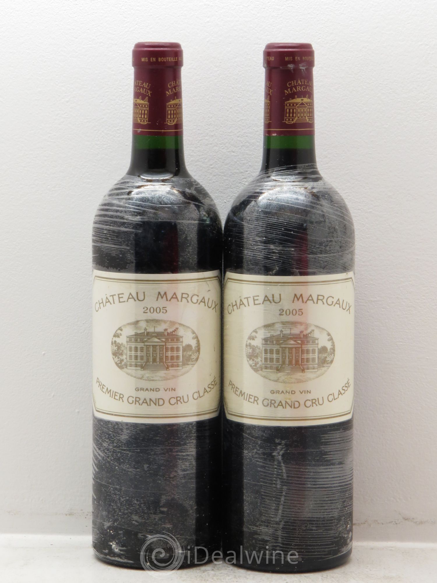 Château Margaux 1er Grand Cru Classé 2005 - Lot de 2 bouteilles - 0