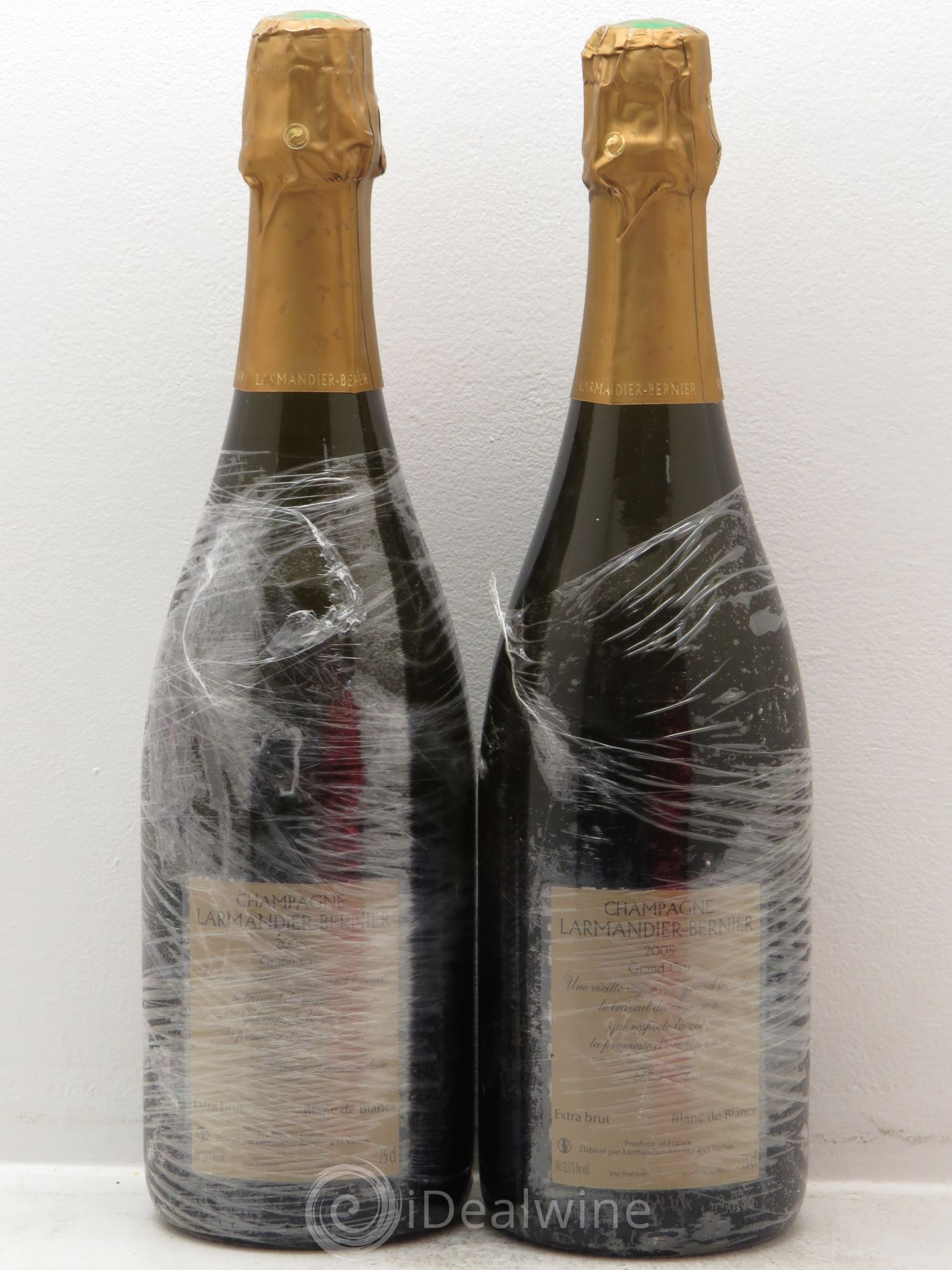 Vieille Vigne de Cramant Grand Cru Extra-Brut Larmandier-Bernier 2005 - Lot de 2 bouteilles - 1