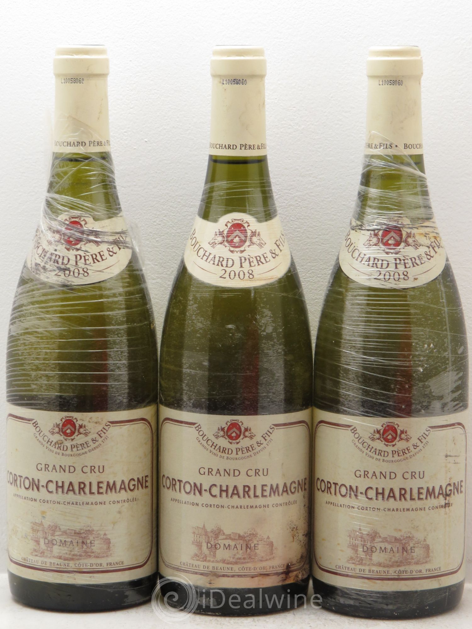 Corton-Charlemagne Grand Cru Bouchard Père & Fils 2008 - Lot de 3 bouteilles - 0
