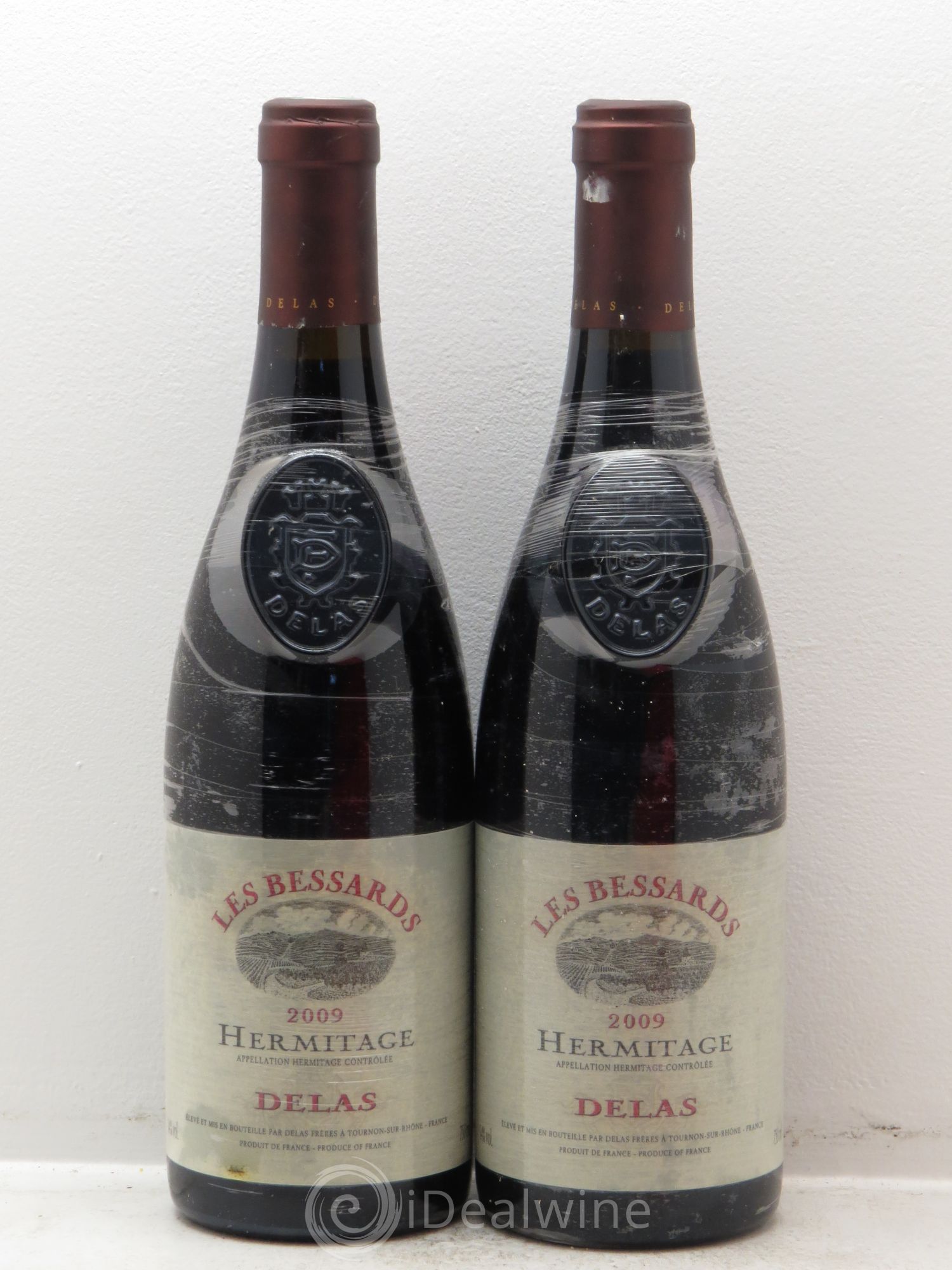 Hermitage Les Bessards Delas Frères 2009 - Lot de 2 bouteilles - 0
