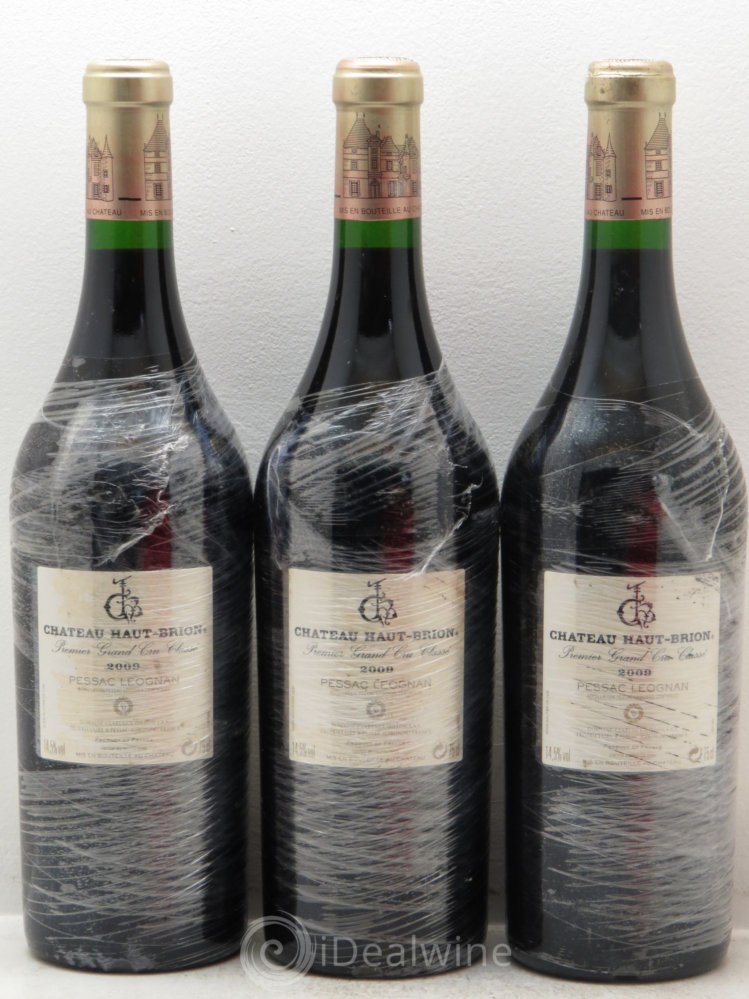 Château Haut Brion 1er Grand Cru Classé 2009 - Lot de 3 bouteilles - 1