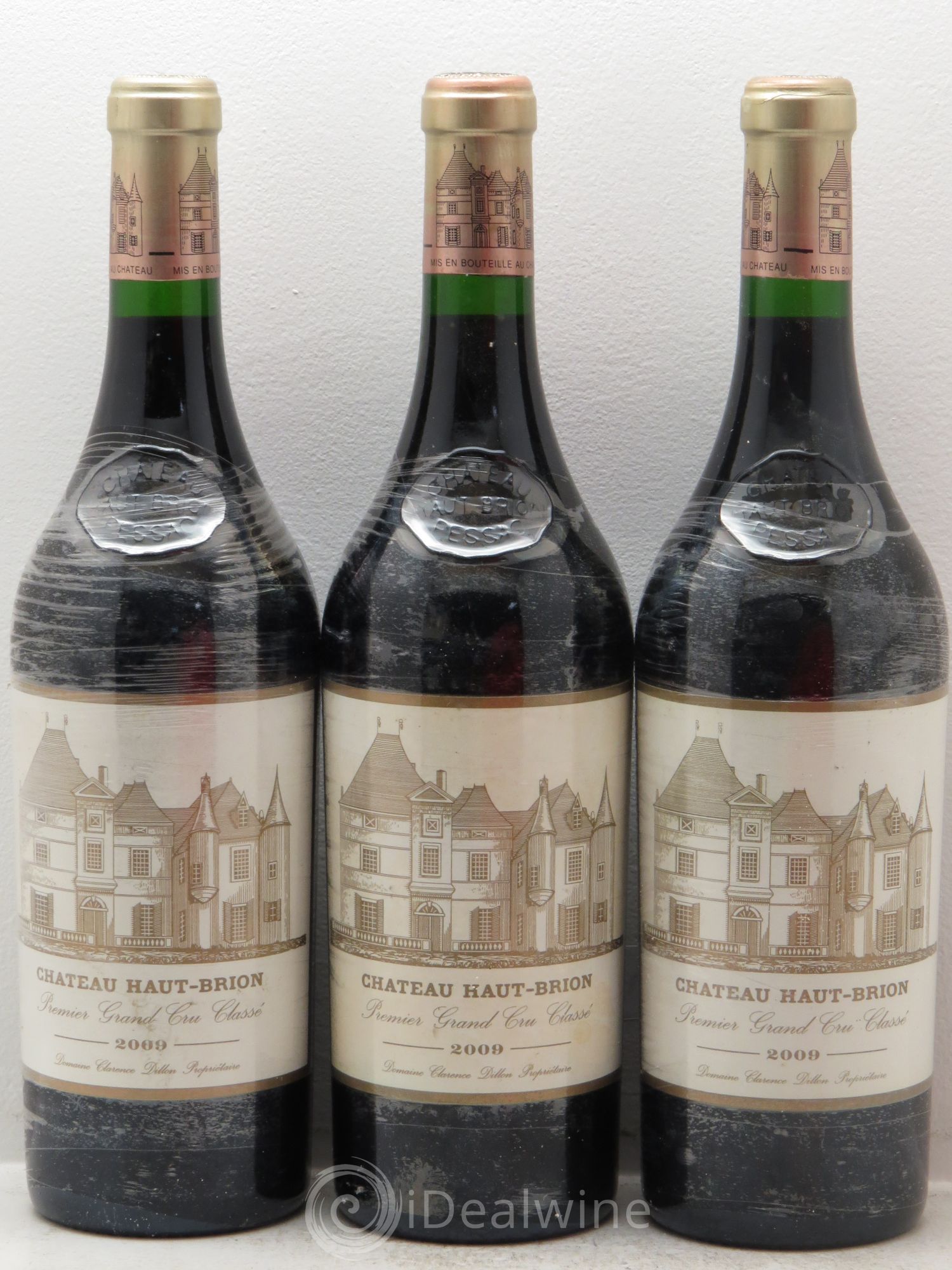 Château Haut Brion 1er Grand Cru Classé 2009 - Lot de 3 bouteilles - 0
