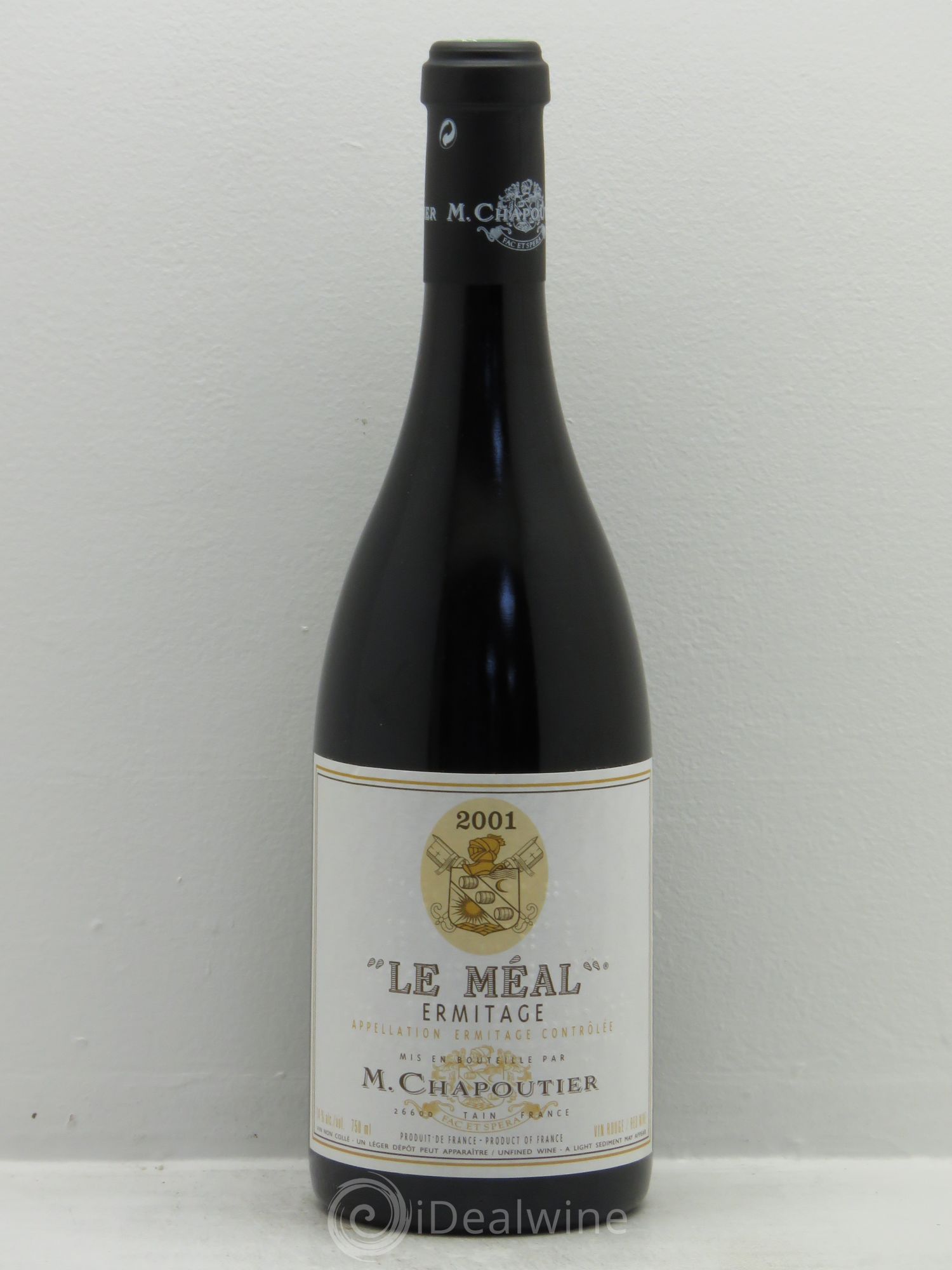 Hermitage Ermitage Le Méal Chapoutier 2001 - Lot de 1 bouteille - 0