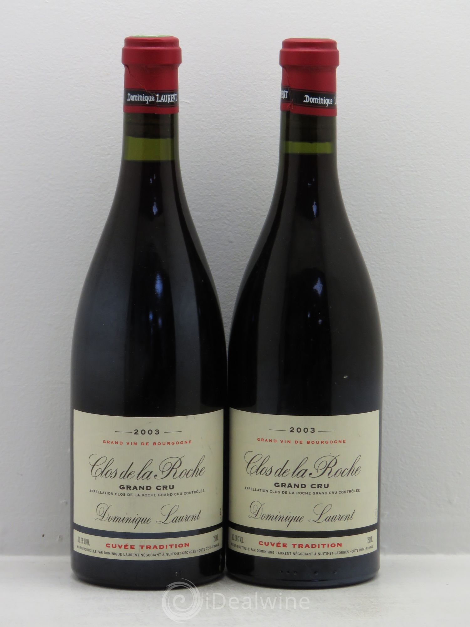 Clos de la Roche Grand Cru Cuvée Tradition 2003 - Lot de 2 bouteilles - 0