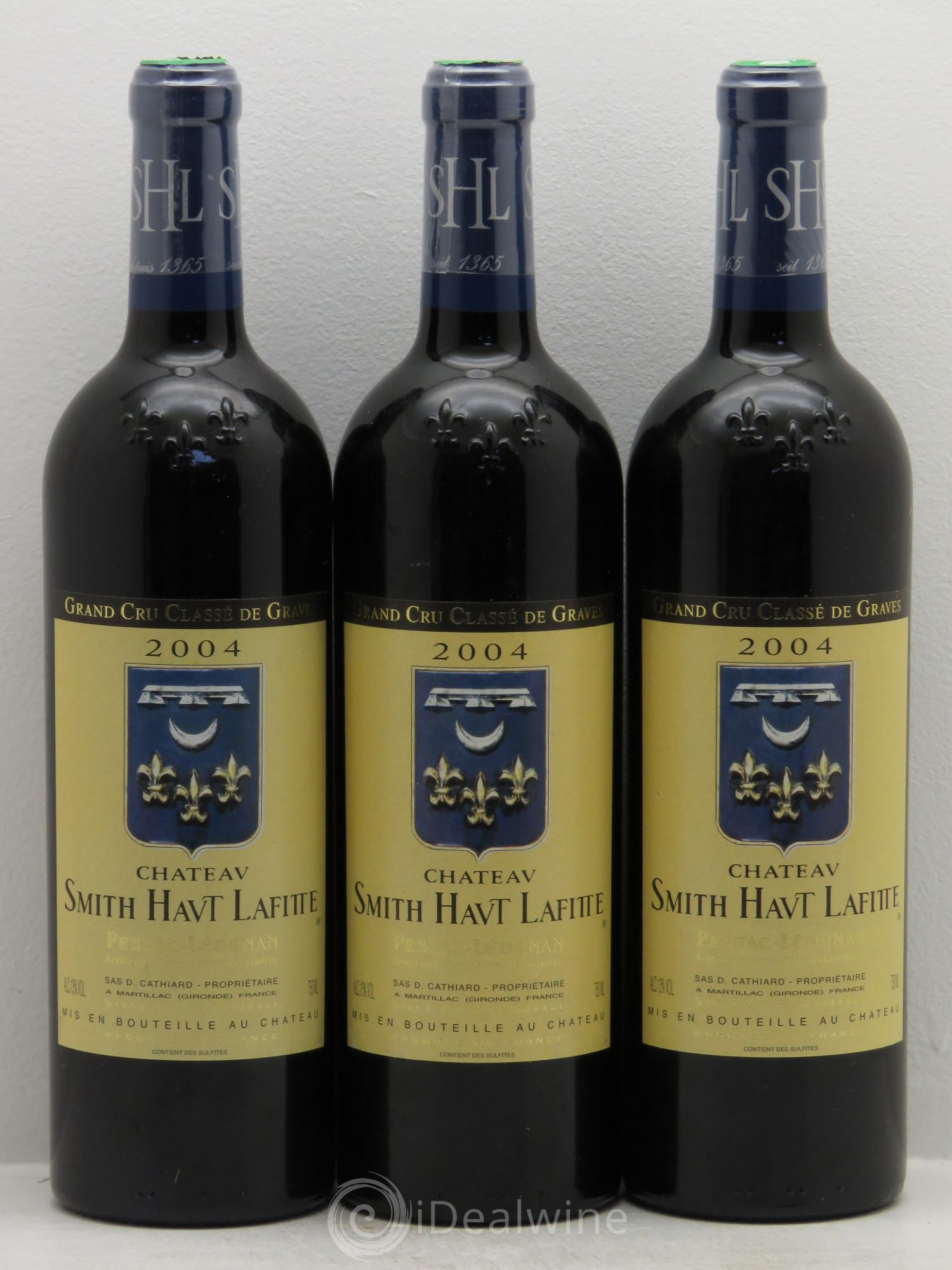 Château Smith Haut Lafitte Cru Classé de Graves 2004 - Lot de 3 bouteilles - 0