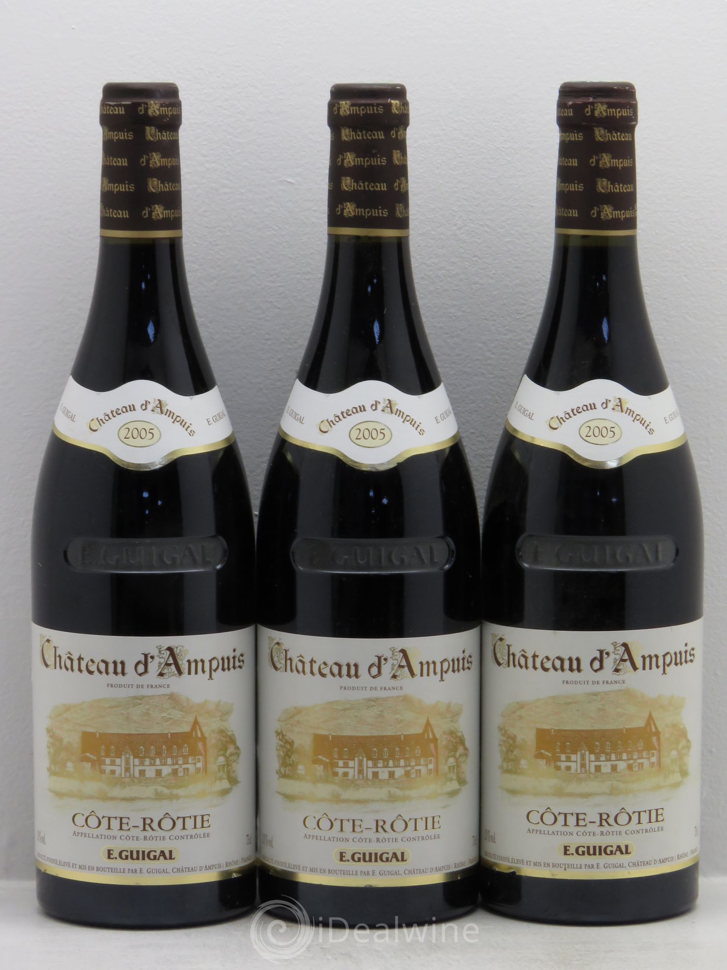 Côte-Rôtie Château d'Ampuis Guigal 2005 - Lot de 3 bouteilles - 0