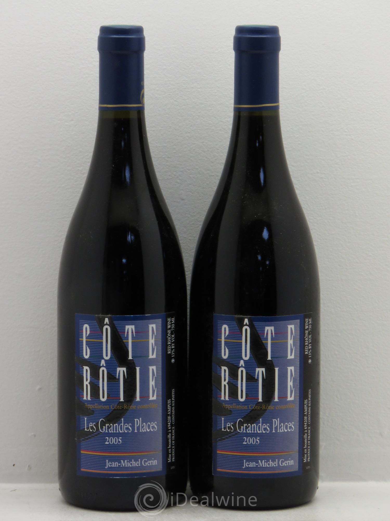 Côte-Rôtie Les Grandes Places Jean-Michel Gerin 2005 - Lot de 2 bouteilles - 0