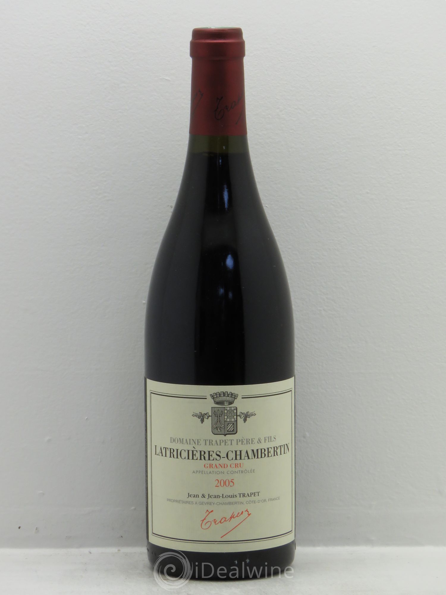 Latricières-Chambertin Grand Cru Domaine Trapet 2005 - Lot de 1 bouteille - 0