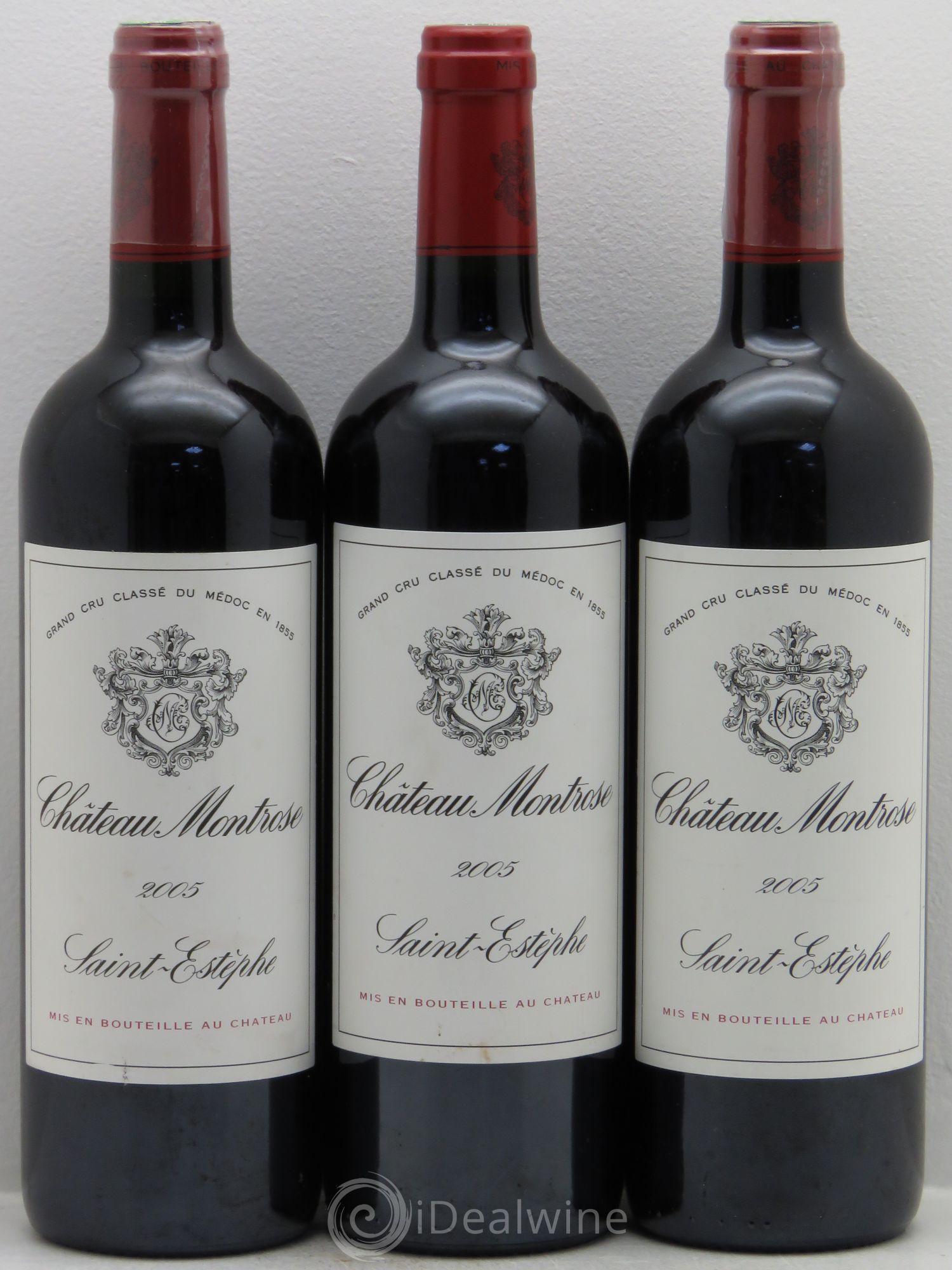 Château Montrose 2ème Grand Cru Classé 2005 - Lot de 3 bouteilles - 0