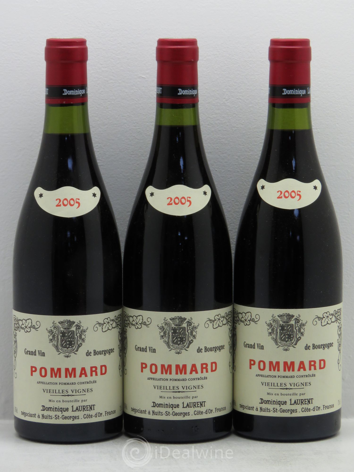 Pommard Vieilles Vignes Dominique Laurent 2005 - Lot de 3 bouteilles - 0