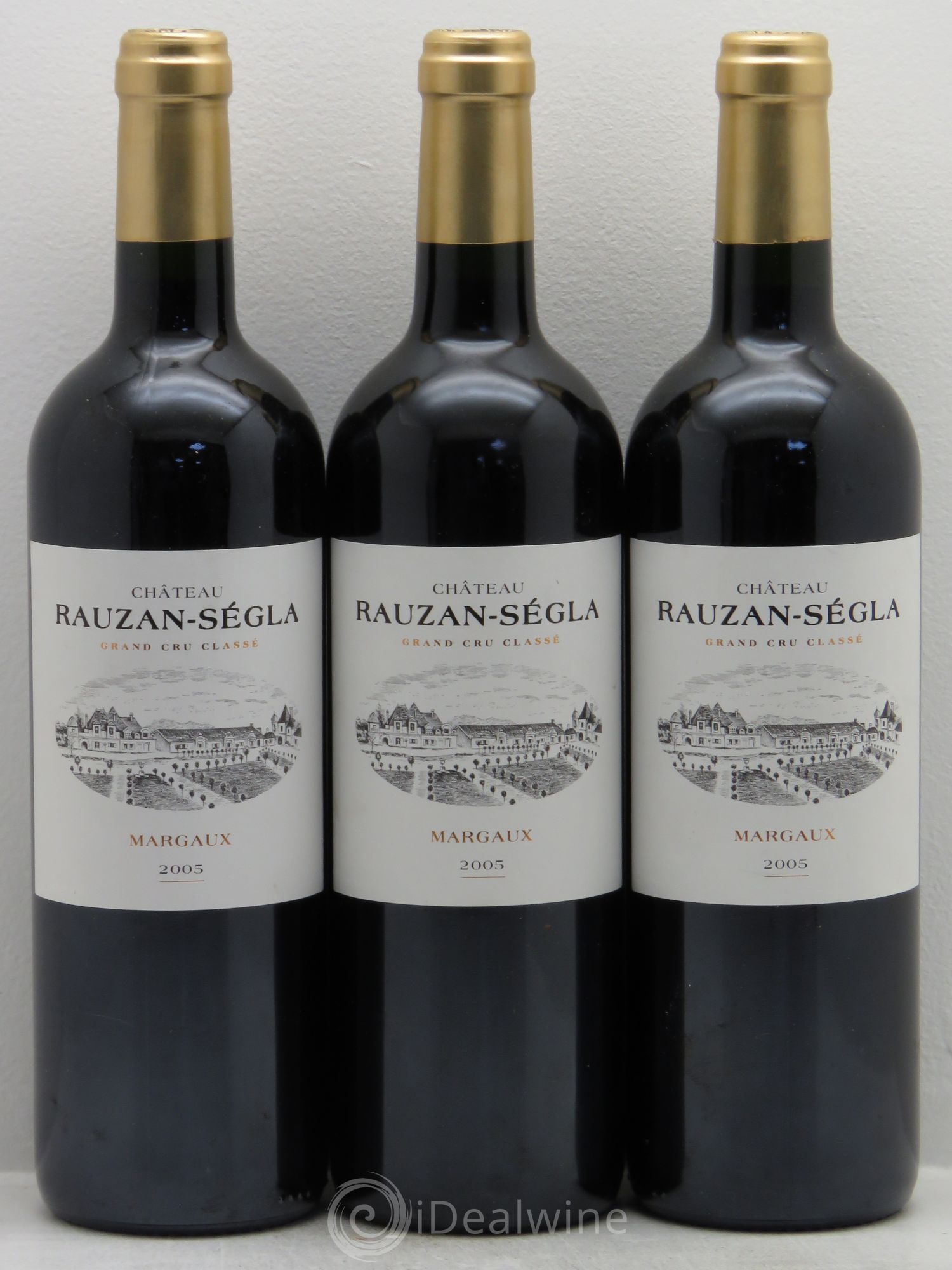 Château Rauzan Ségla Grand Cru Classé 2005 - Lot de 3 bouteilles - 0