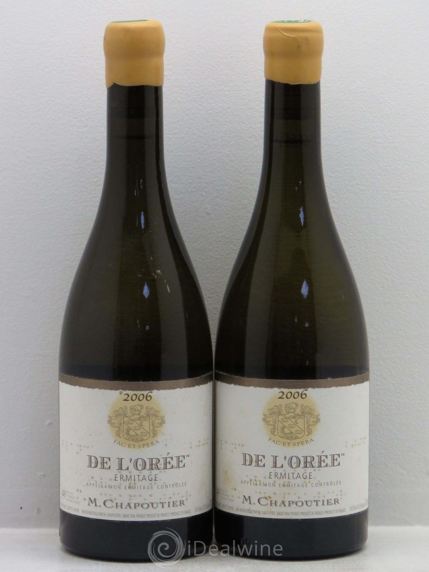 Hermitage Ermitage de l'Orée Chapoutier 2006 - Lot de 2 bouteilles - 0