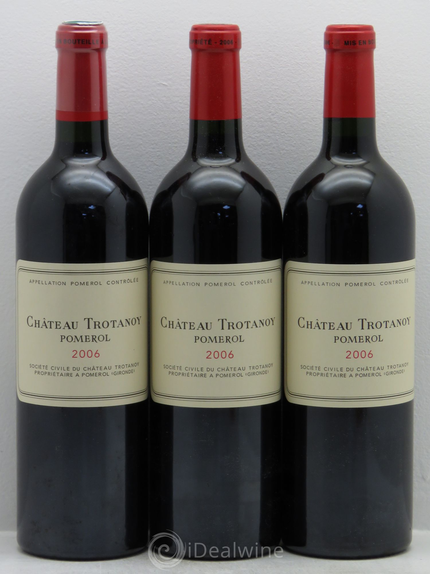 Château Trotanoy 2006 - Lot de 3 bouteilles - 0