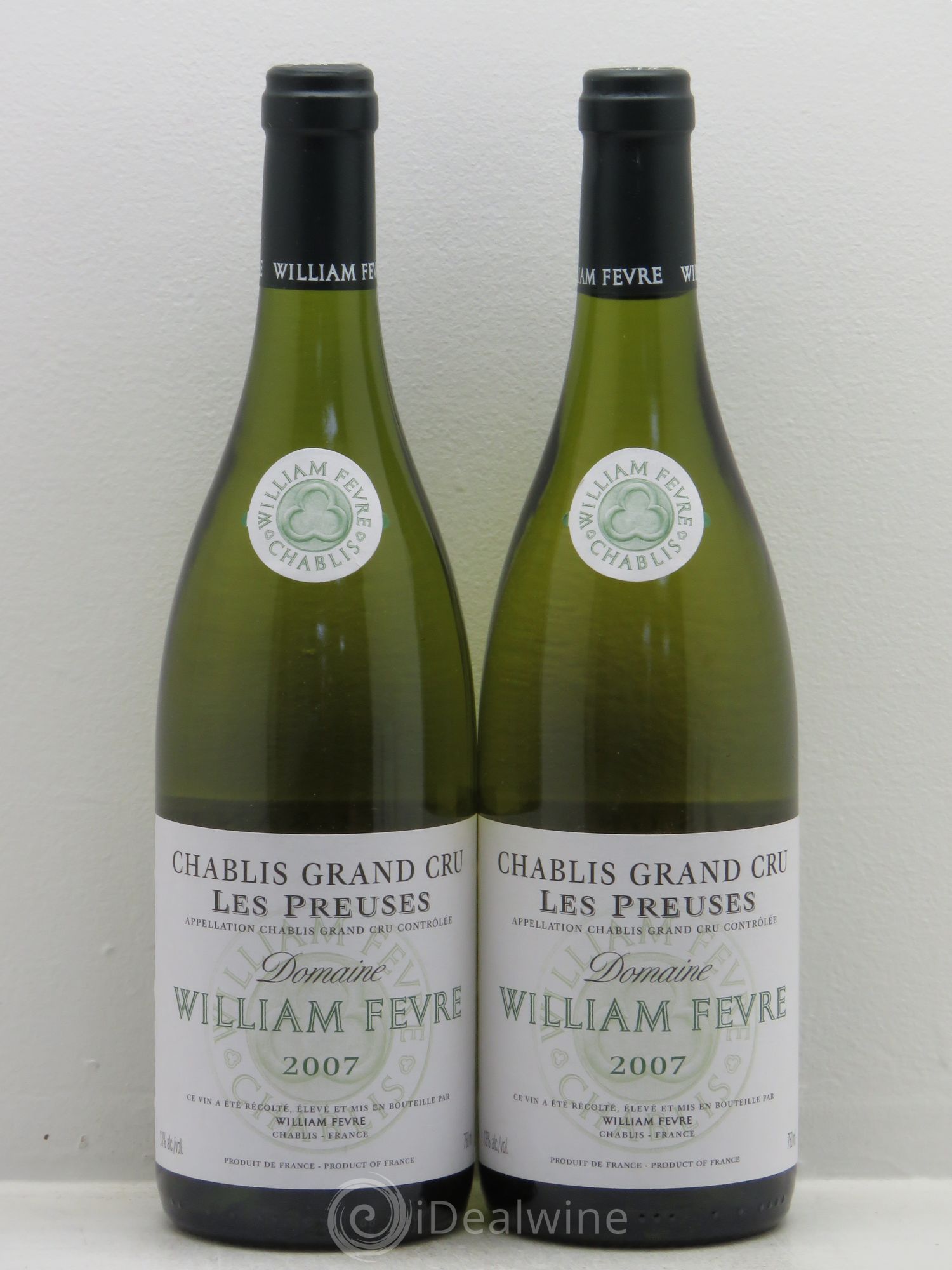 Chablis Grand Cru les Preuses William Fèvre 2007 - Lot de 2 bouteilles - 0