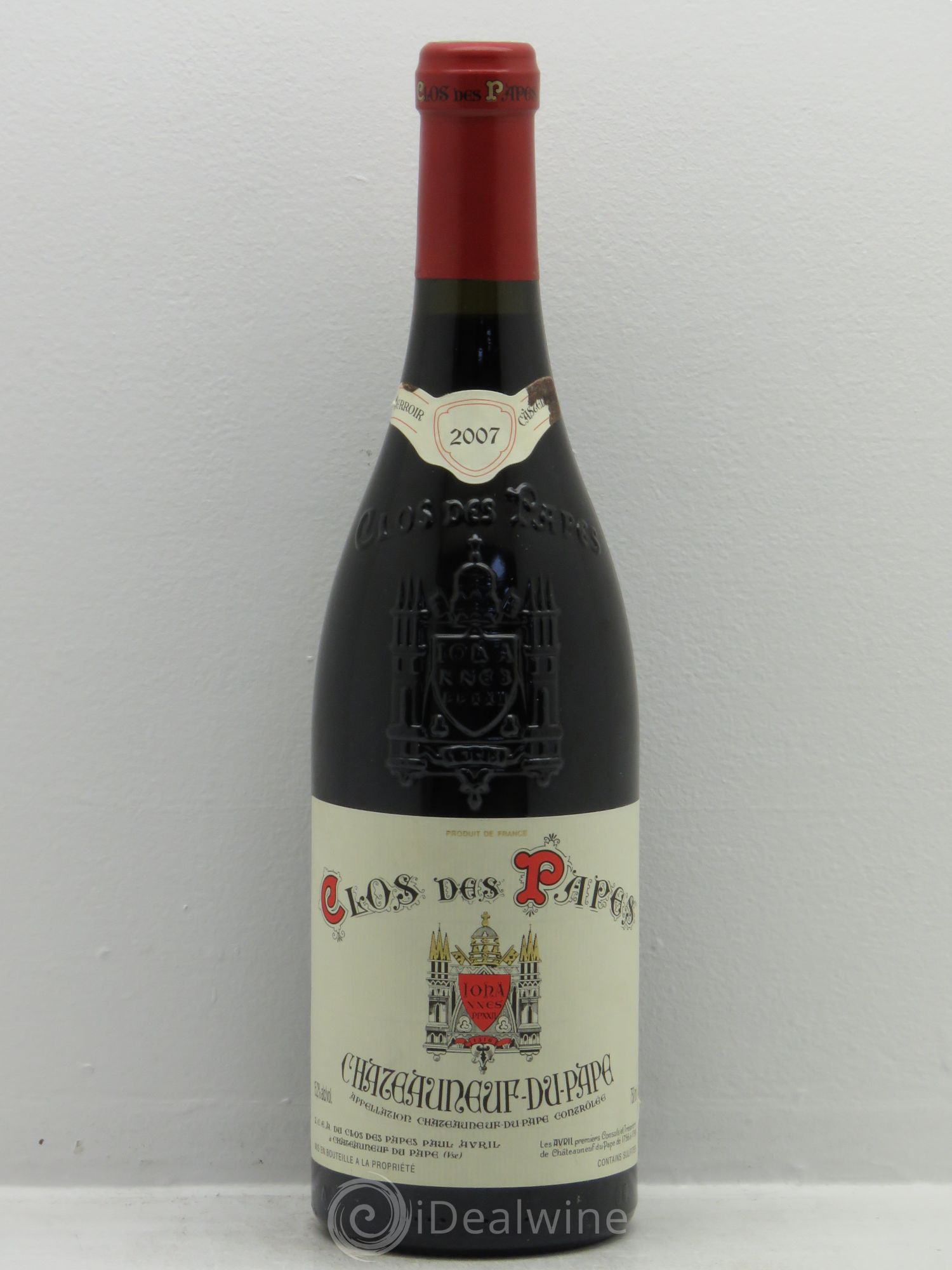 Châteauneuf-du-Pape Clos des Papes - Paul Avril 2007 - Lot de 1 bouteille - 0