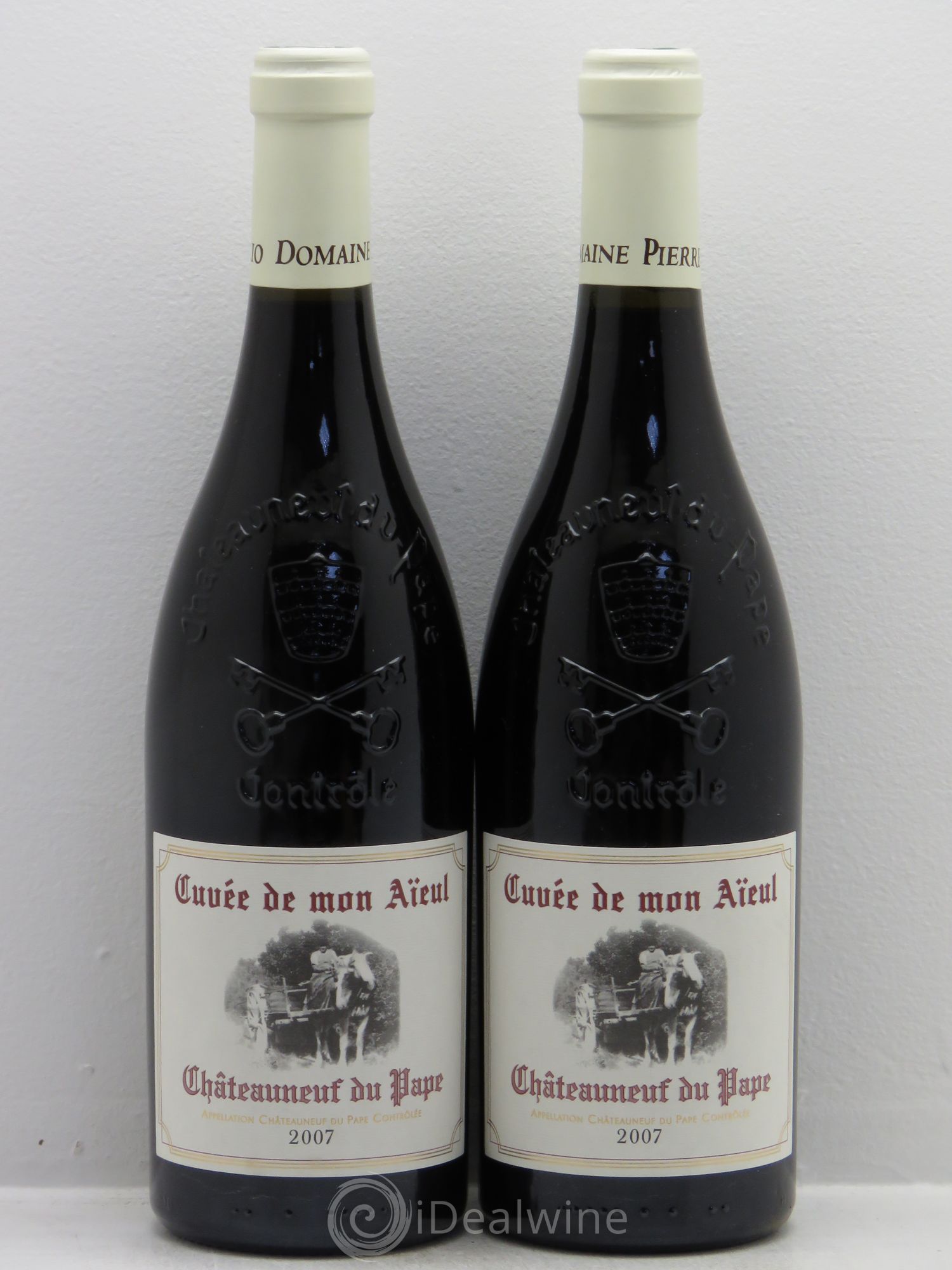 Châteauneuf-du-Pape Cuvée de mon Aïeul Pierre Usseglio & Fils 2007 - Lot de 2 bouteilles - 0