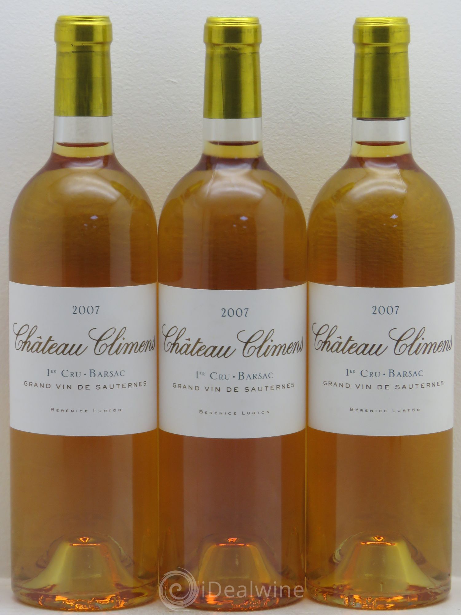 Château Climens 1er Grand Cru Classé 2007 - Lotto di 3 bottiglie - 0