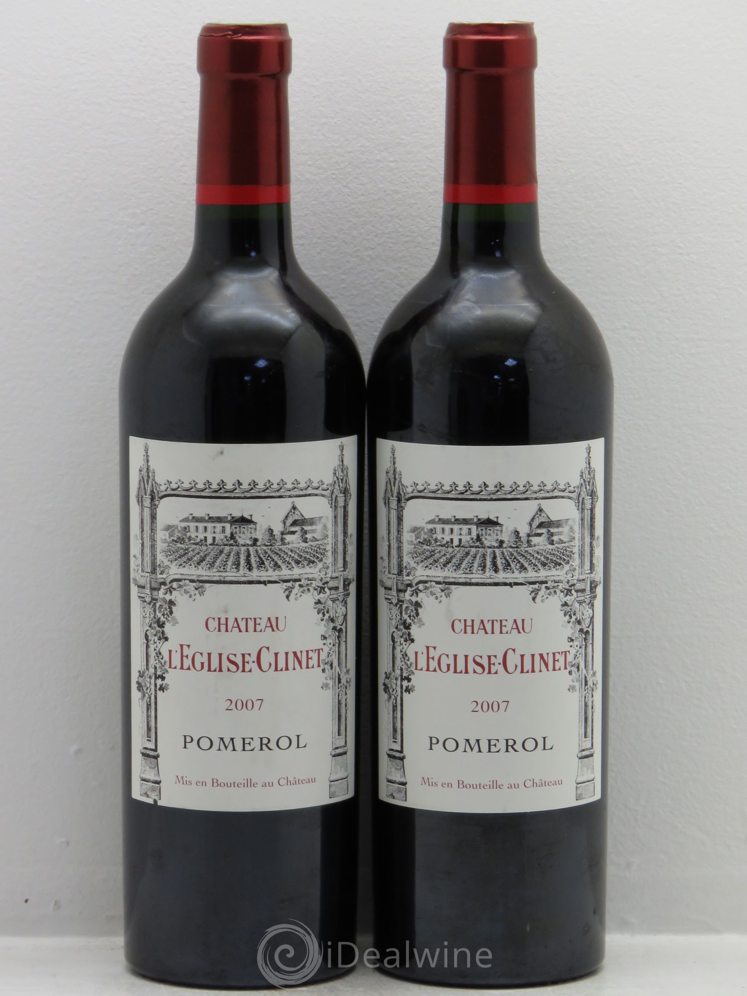 Château l' Église Clinet 2007 - Lot de 2 bouteilles - 0