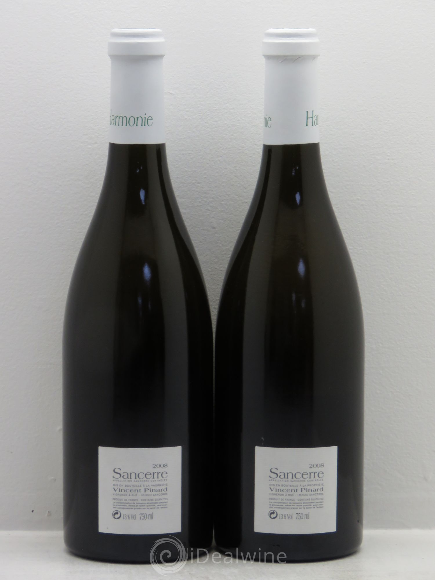 Sancerre Harmonie Vincent Pinard 2008 - Lot de 2 bouteilles - 1