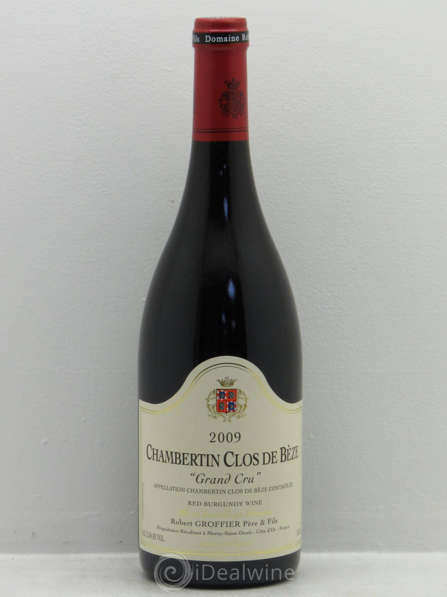 Chambertin Clos de Bèze Grand Cru Robert Groffier Père & Fils (Domaine) 2009 - Lot de 1 bouteille - 0