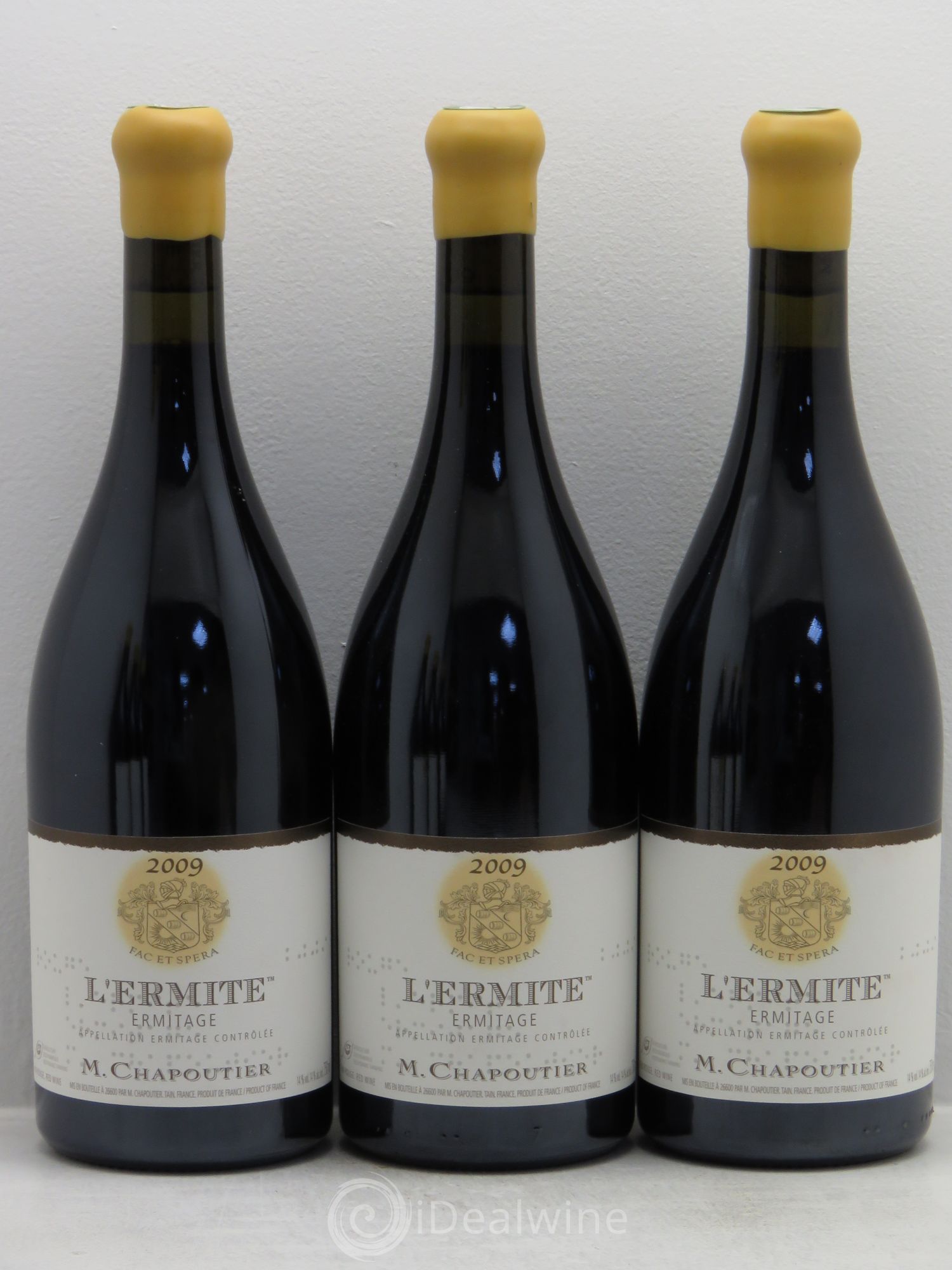 Hermitage Ermitage l'Ermite Chapoutier 2009 - Lot de 6 bouteilles - 1