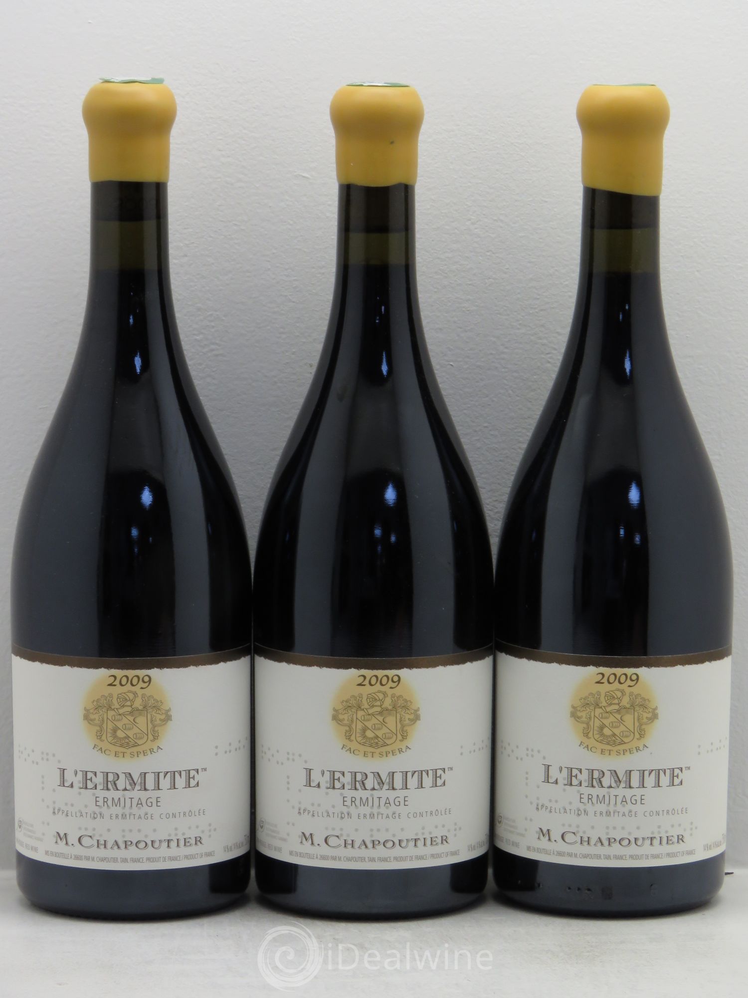 Hermitage Ermitage l'Ermite Chapoutier 2009 - Lot de 6 bouteilles - 2