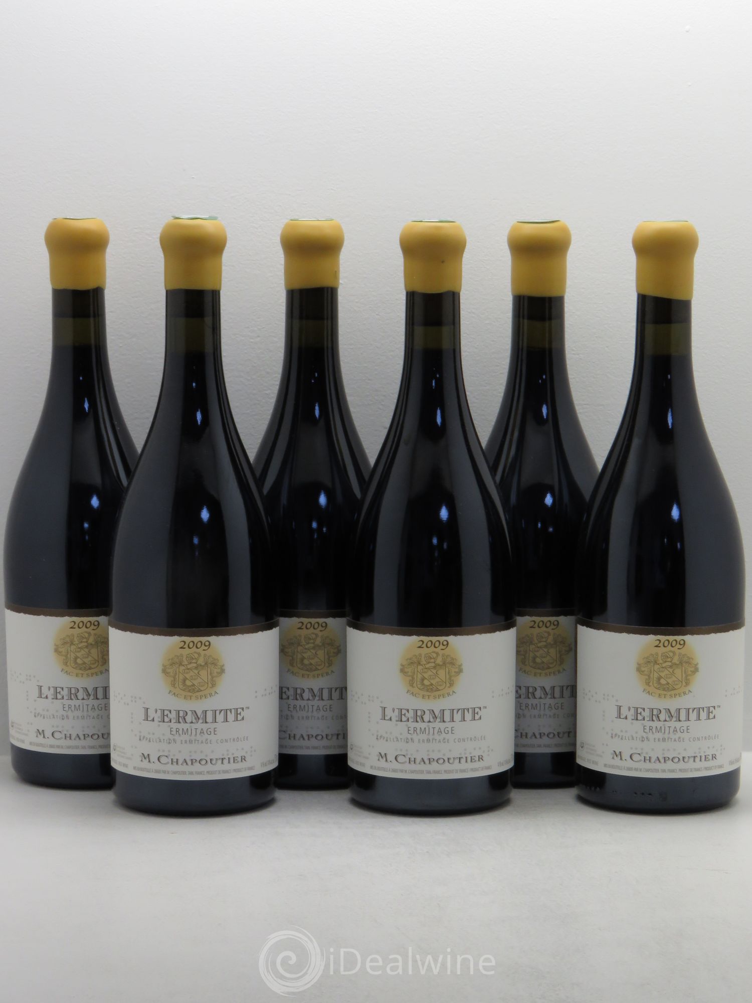 Hermitage Ermitage l'Ermite Chapoutier 2009 - Lot de 6 bouteilles - 0