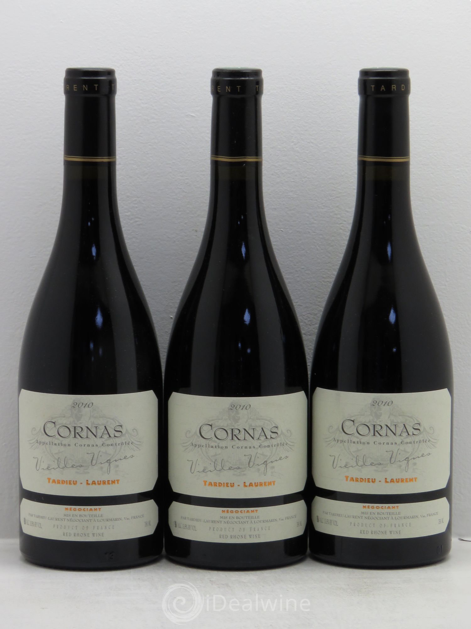Cornas Vieilles vignes Maison Tardieu-Laurent 2010 - Lot de 3 bouteilles - 0