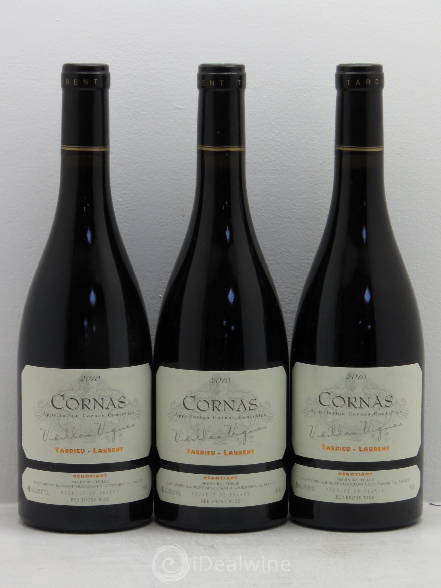 Cornas Vieilles vignes Maison Tardieu-Laurent 2010 - Lot de 3 bouteilles - 0