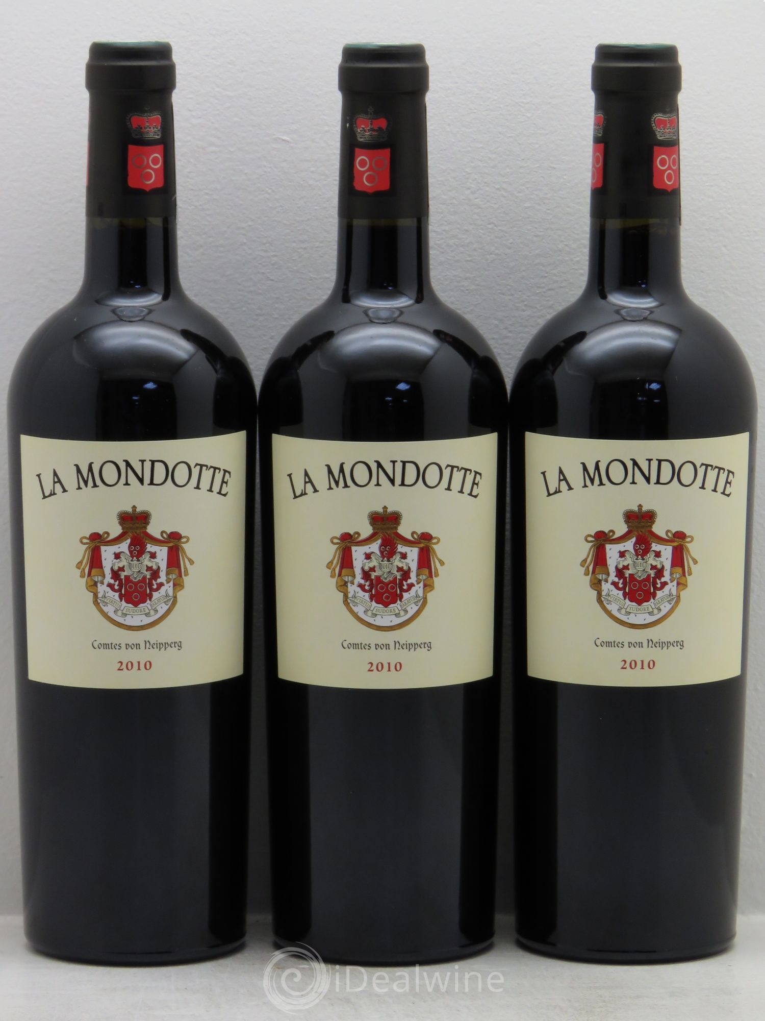 La Mondotte 1er Grand Cru Classé B depuis 2012 2010 - Lot de 3 bouteilles - 0