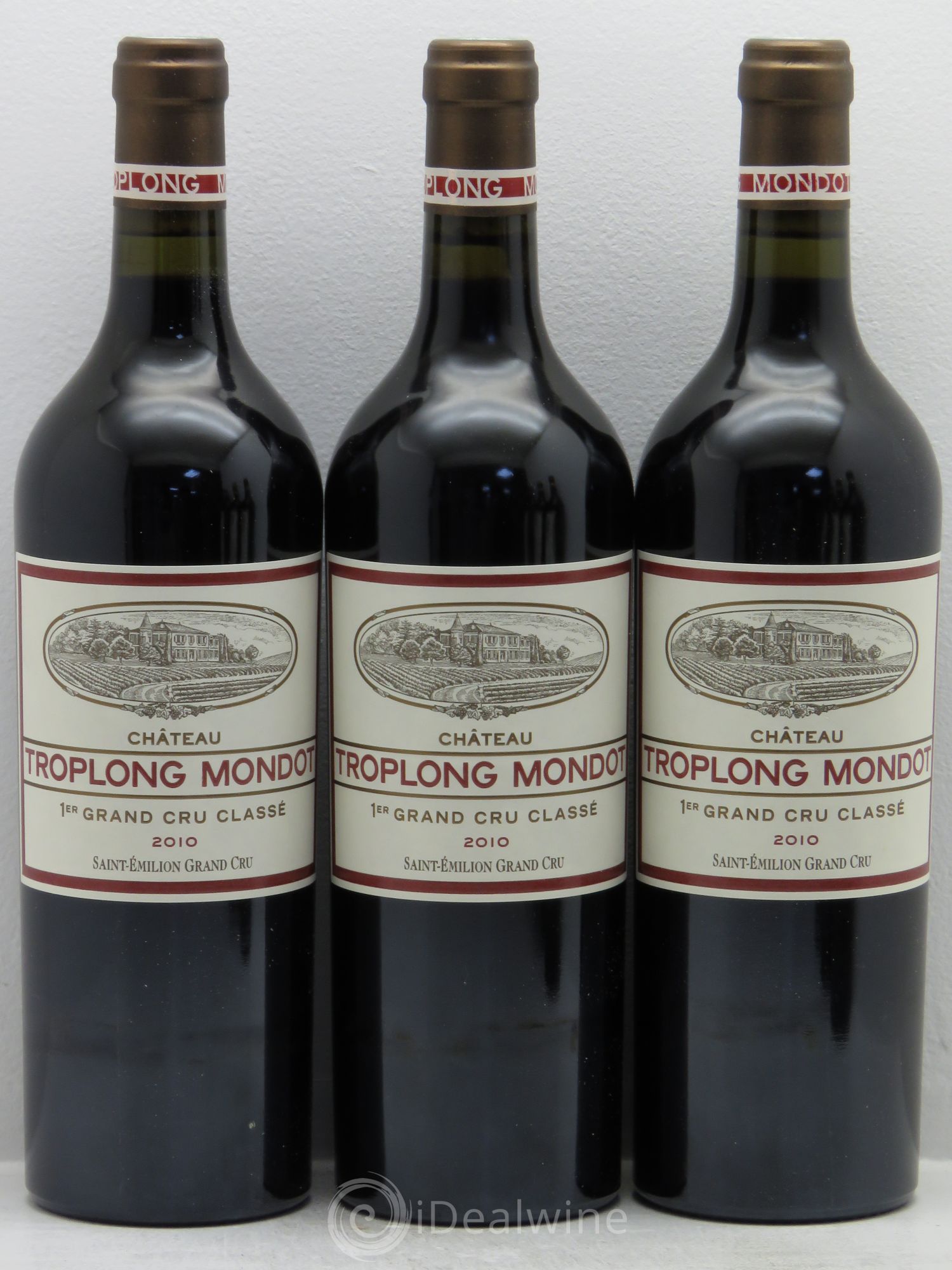 Château Troplong Mondot 1er Grand Cru Classé B 2010 - Lot de 12 bouteilles - 2