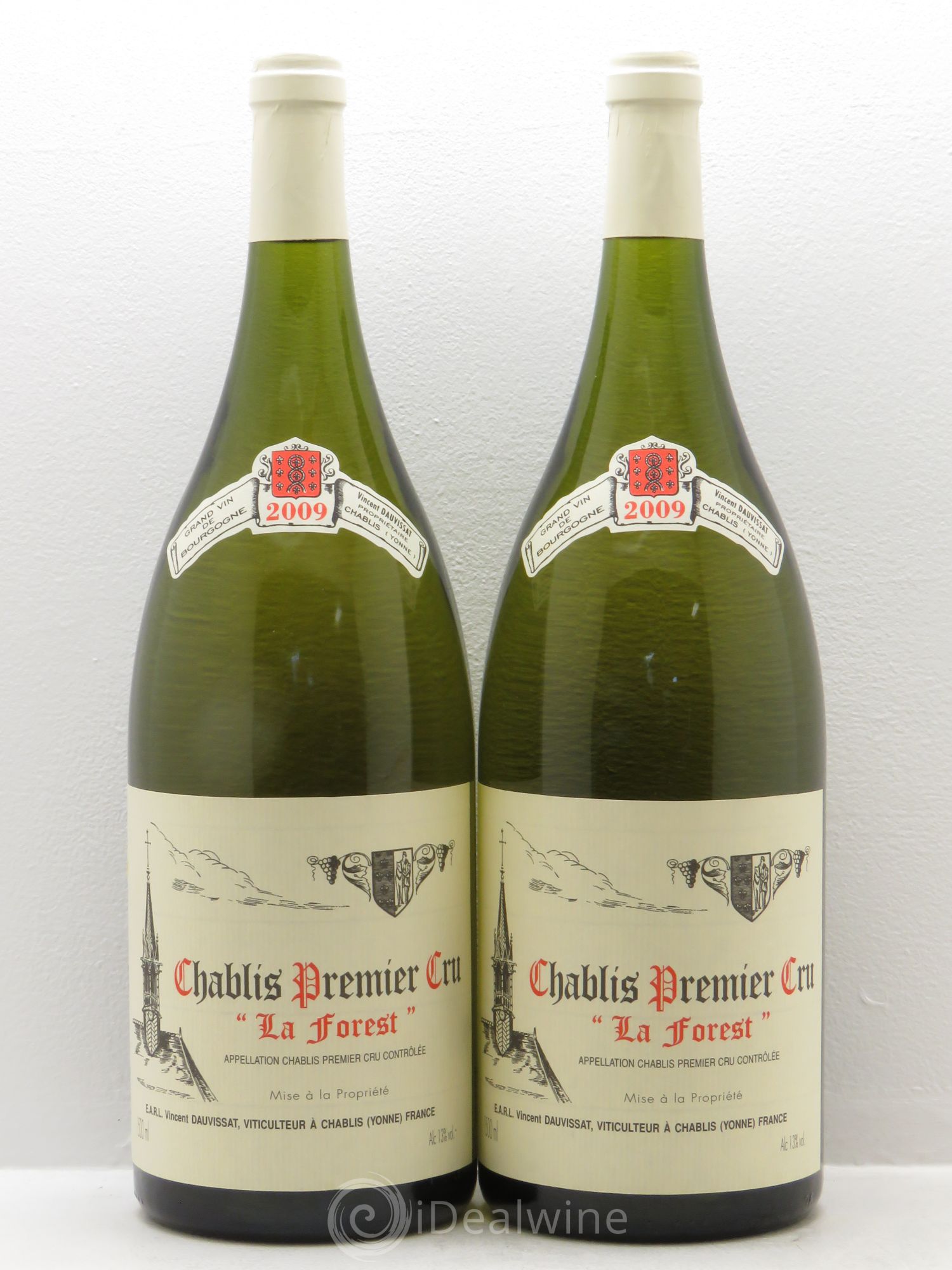Chablis 1er Cru La Forest Vincent Dauvissat (Domaine) 2009 - Lot de 2 magnums - 0