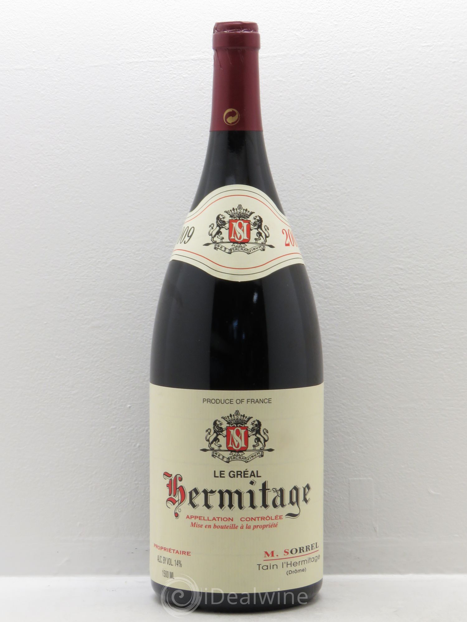 Hermitage Le Gréal Marc Sorrel 2009 - Lot de 1 magnum - 0