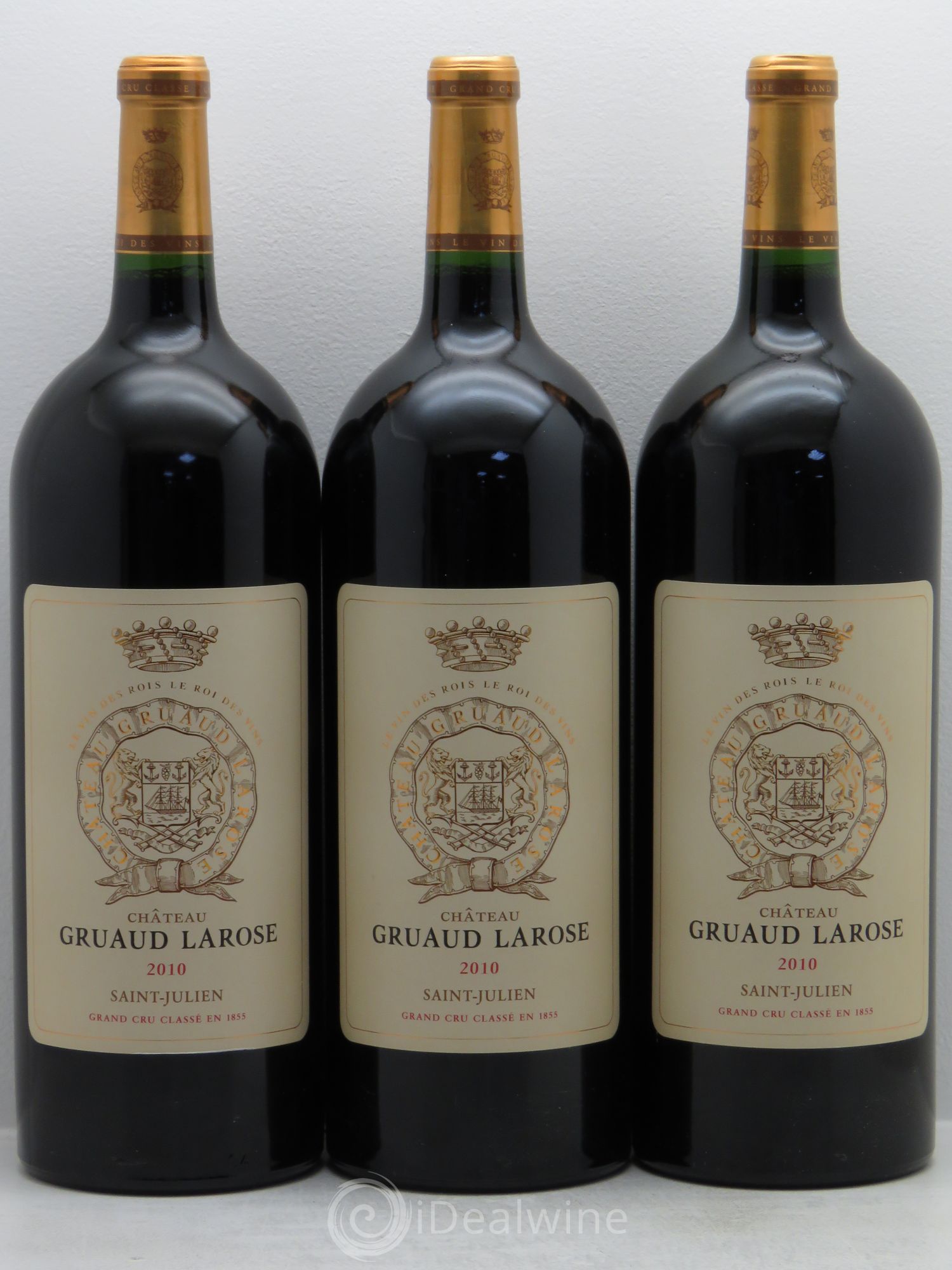 Château Gruaud Larose 2ème Grand Cru Classé 2010 - Lot de 3 magnums - 0