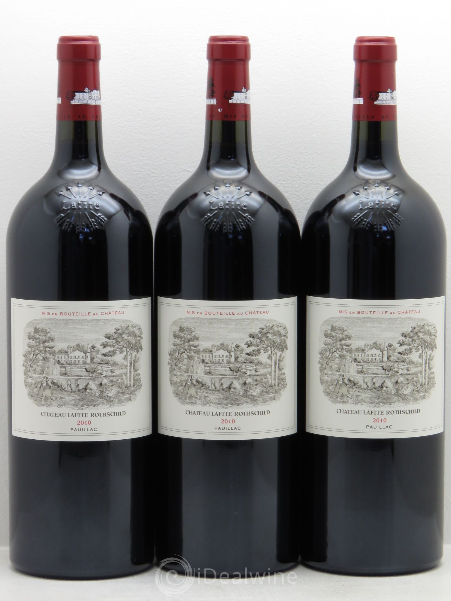 Château Lafite Rothschild 1er Grand Cru Classé 2010 - Lot de 3 magnums - 0