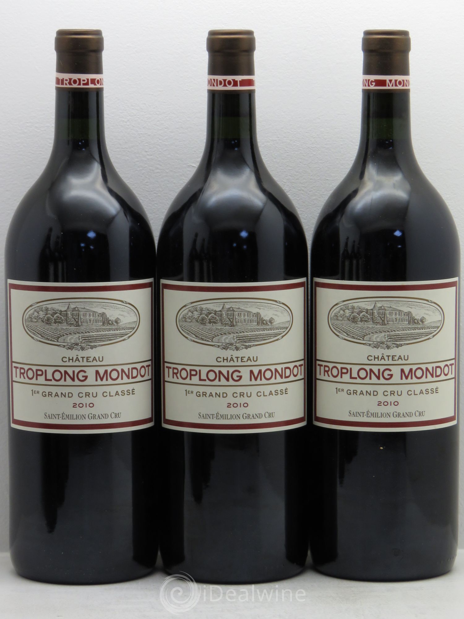Château Troplong Mondot 1er Grand Cru Classé B 2010 - Lot de 6 magnums - 1