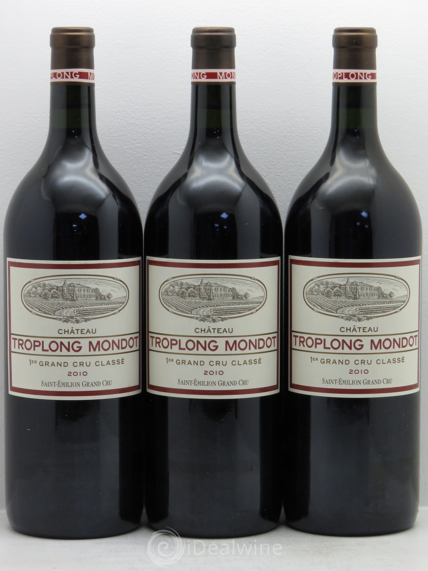 Château Troplong Mondot 1er Grand Cru Classé B 2010 - Lot de 6 magnums - 2