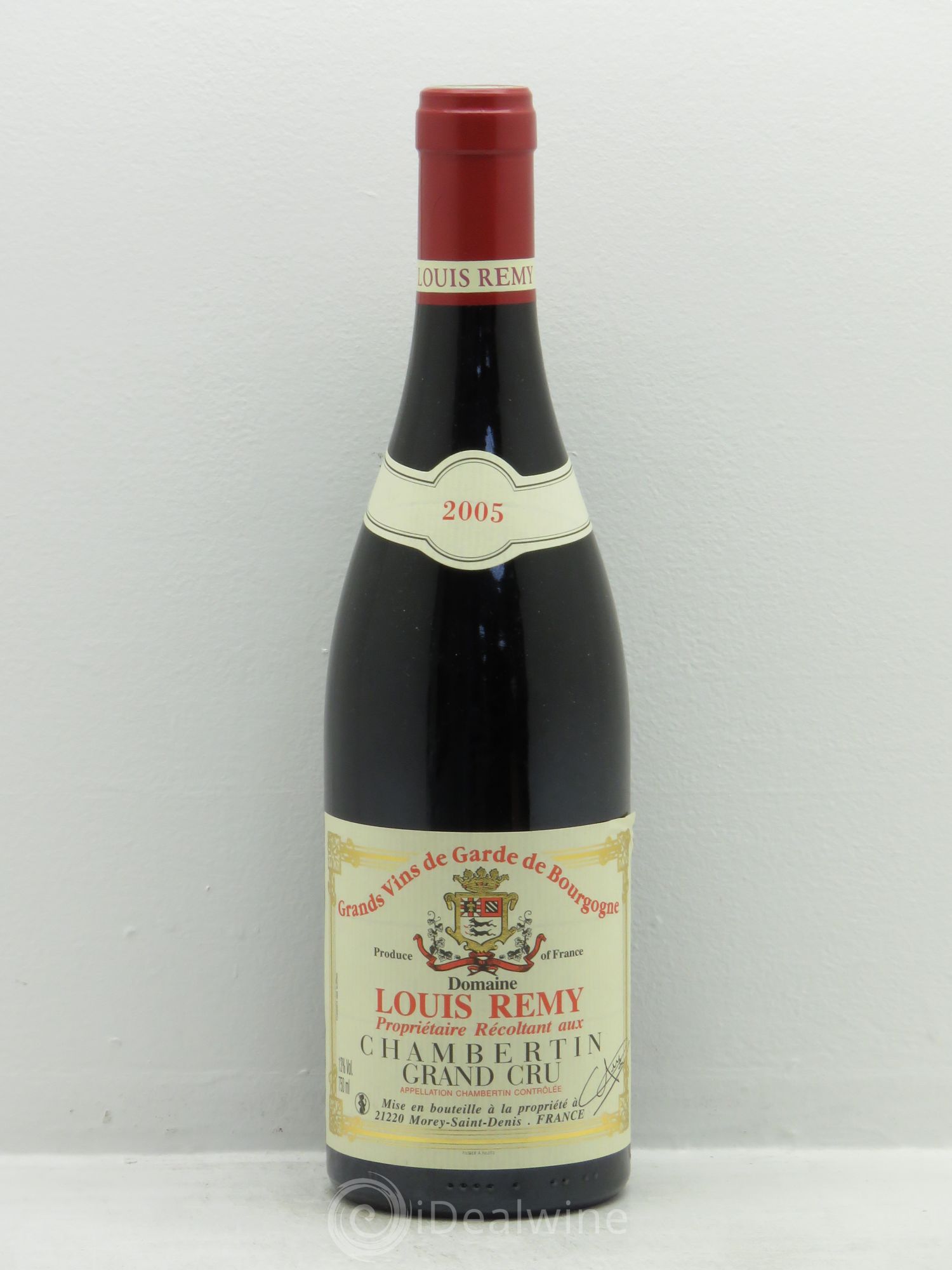 Chambertin Grand Cru Domaine Rémy Louis 2005 - Lot de 6 bouteilles - 0