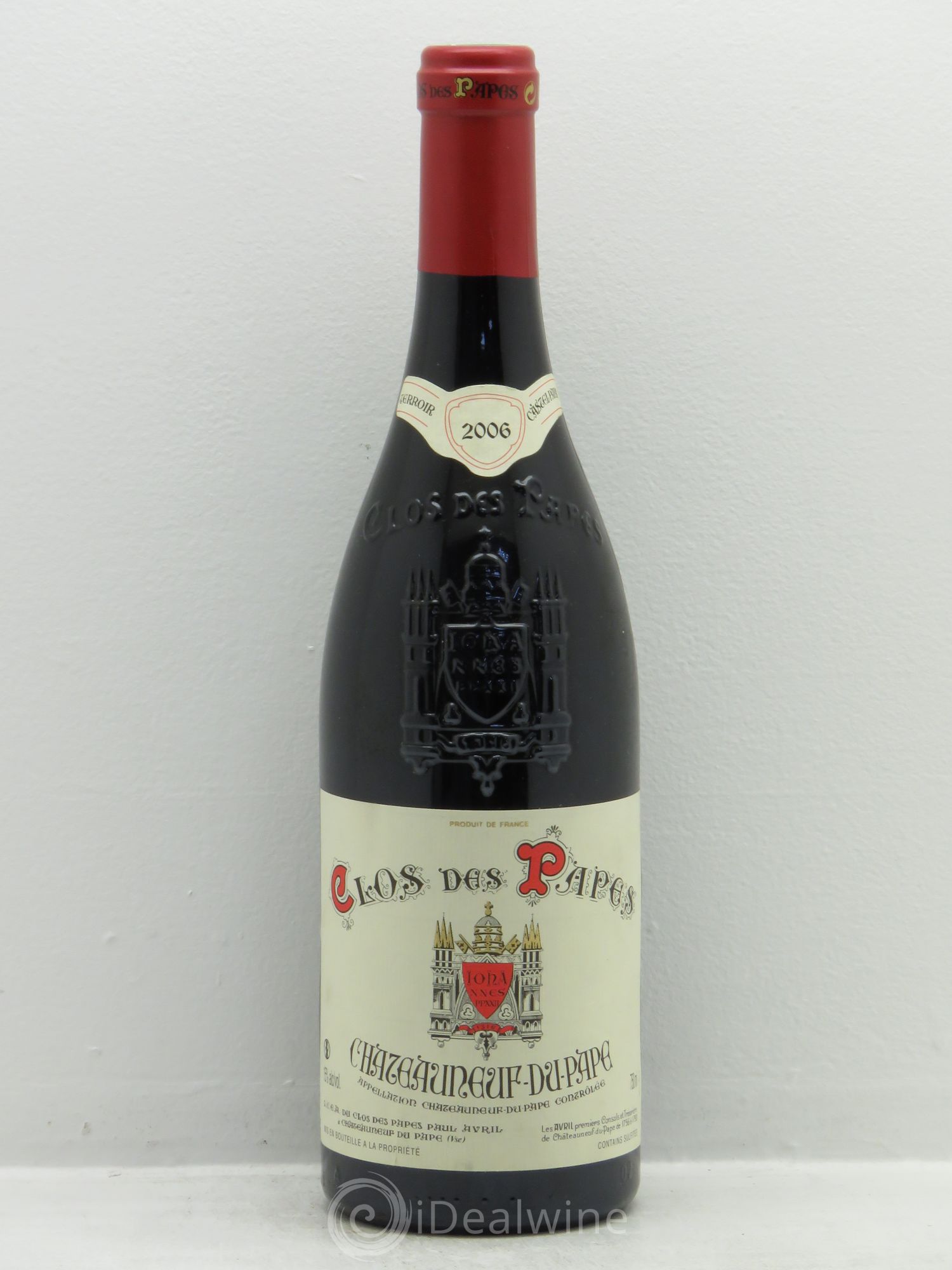 Châteauneuf-du-Pape Clos des Papes - Paul Avril 2006 - Lot de 1 bouteille - 0