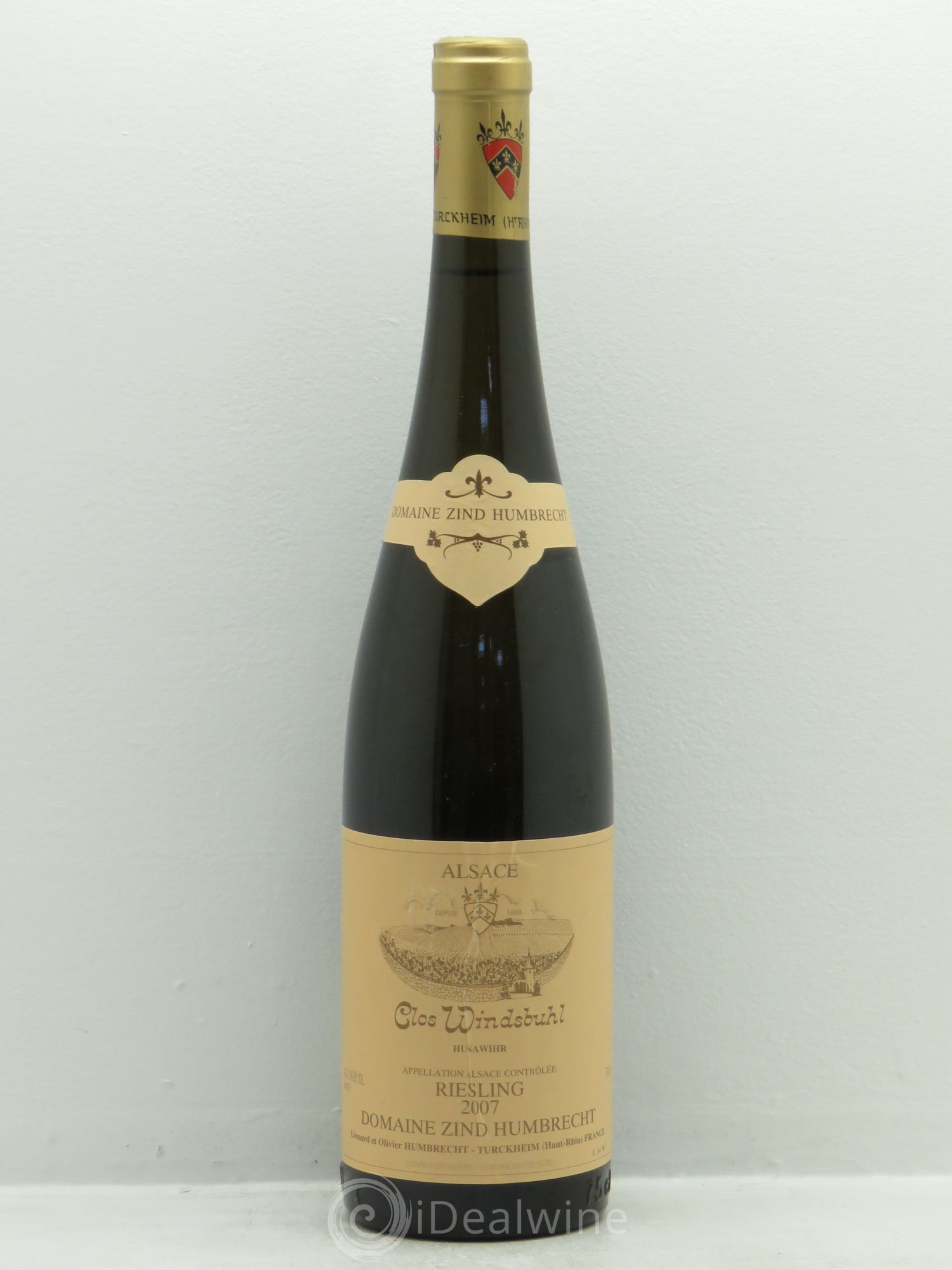 Alsace Riesling Clos Windsbuhl Zind-Humbrecht (Domaine) 2007 - Lot de 1 bouteille - 0