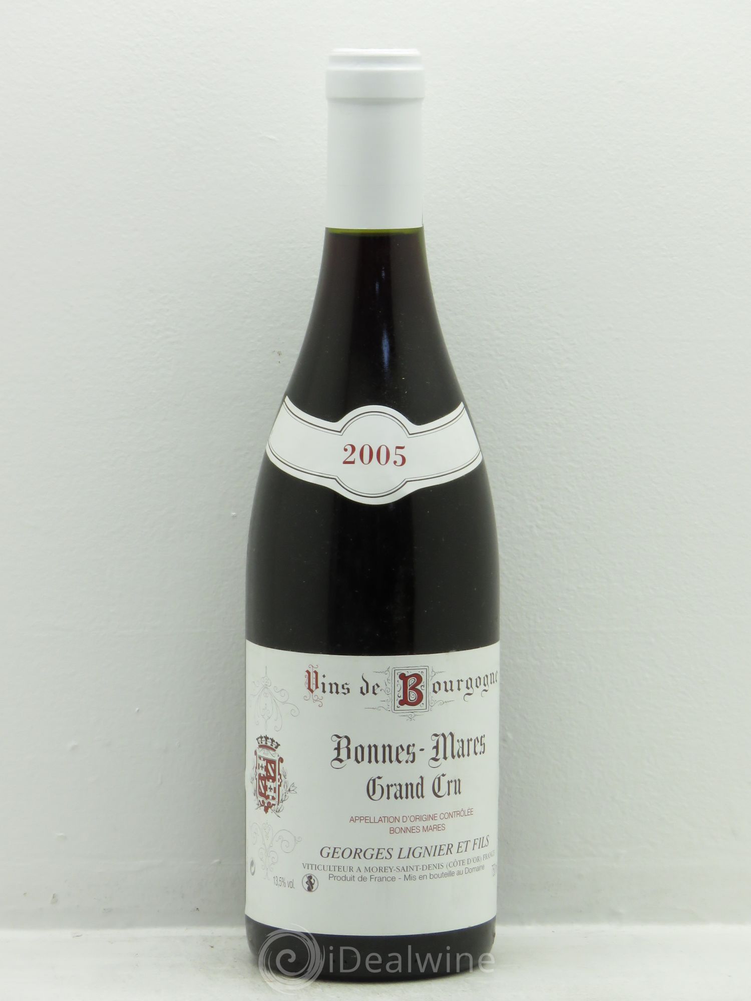 Bonnes-Mares Grand Cru Georges Lignier (Domaine) 2005 - Lot de 1 bouteille - 0