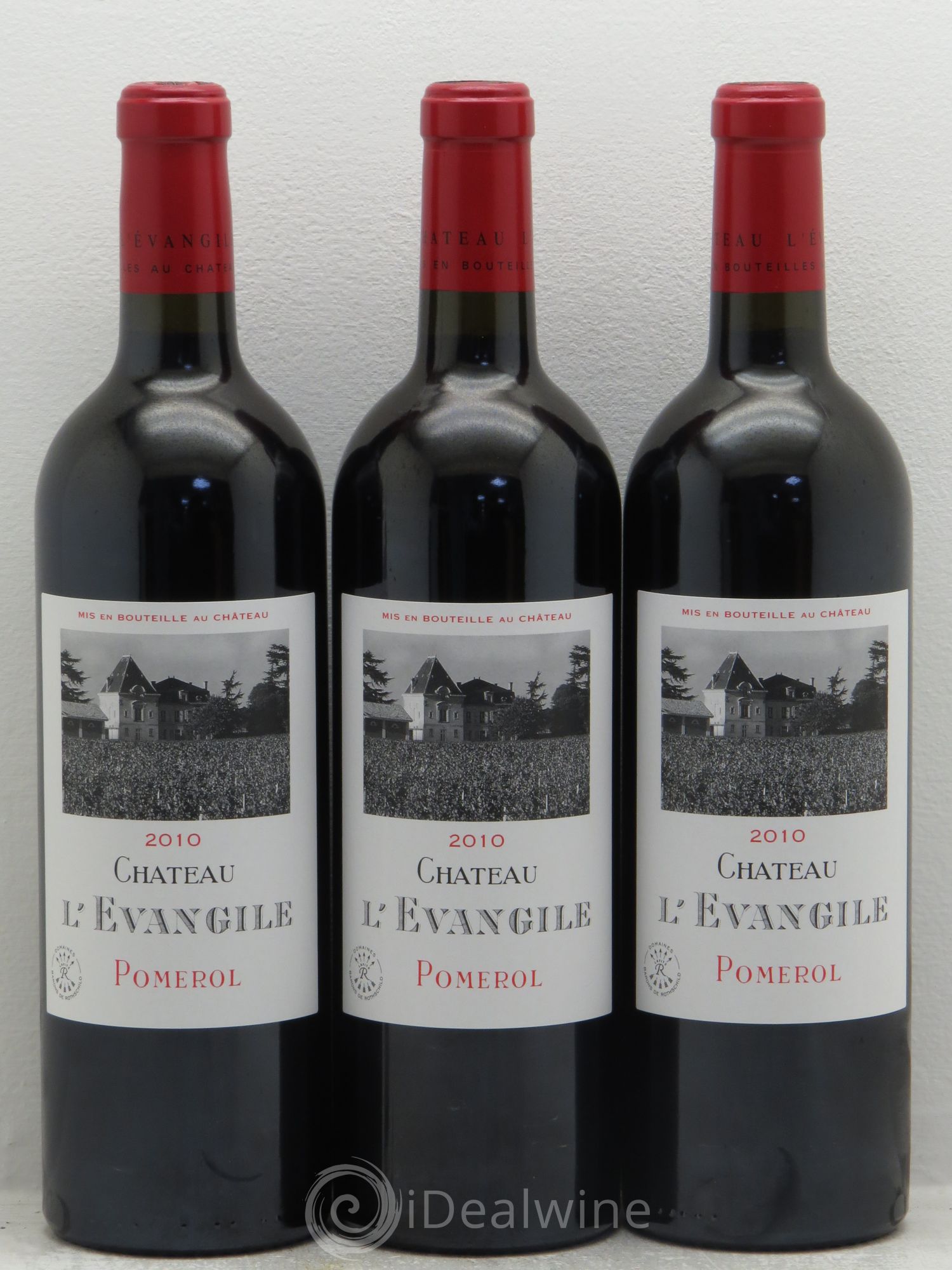 Château l' Évangile 2010 - Lot de 6 bouteilles - 1