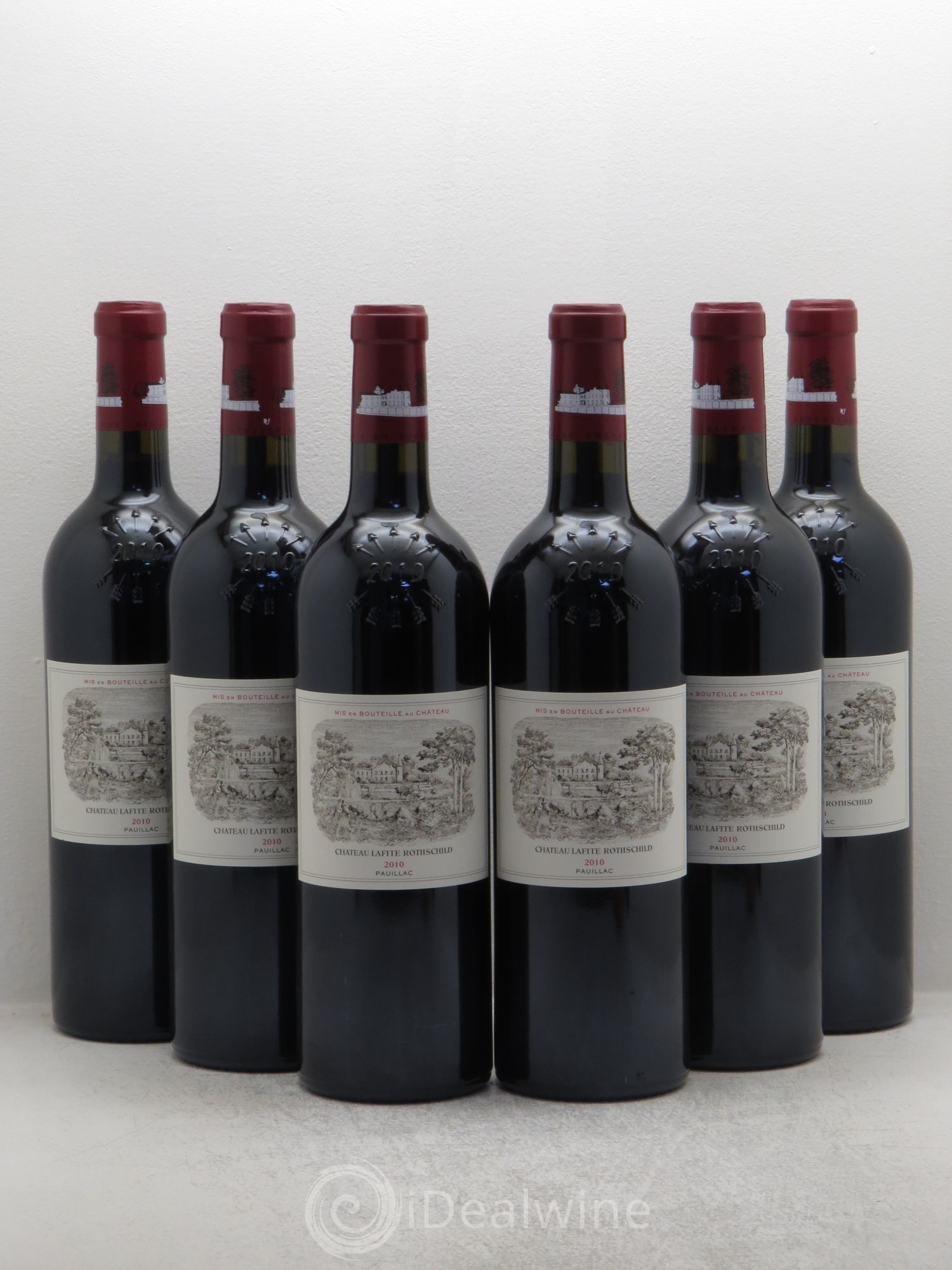 Château Lafite Rothschild 1er Grand Cru Classé 2010 - Lot de 6 bouteilles - 0