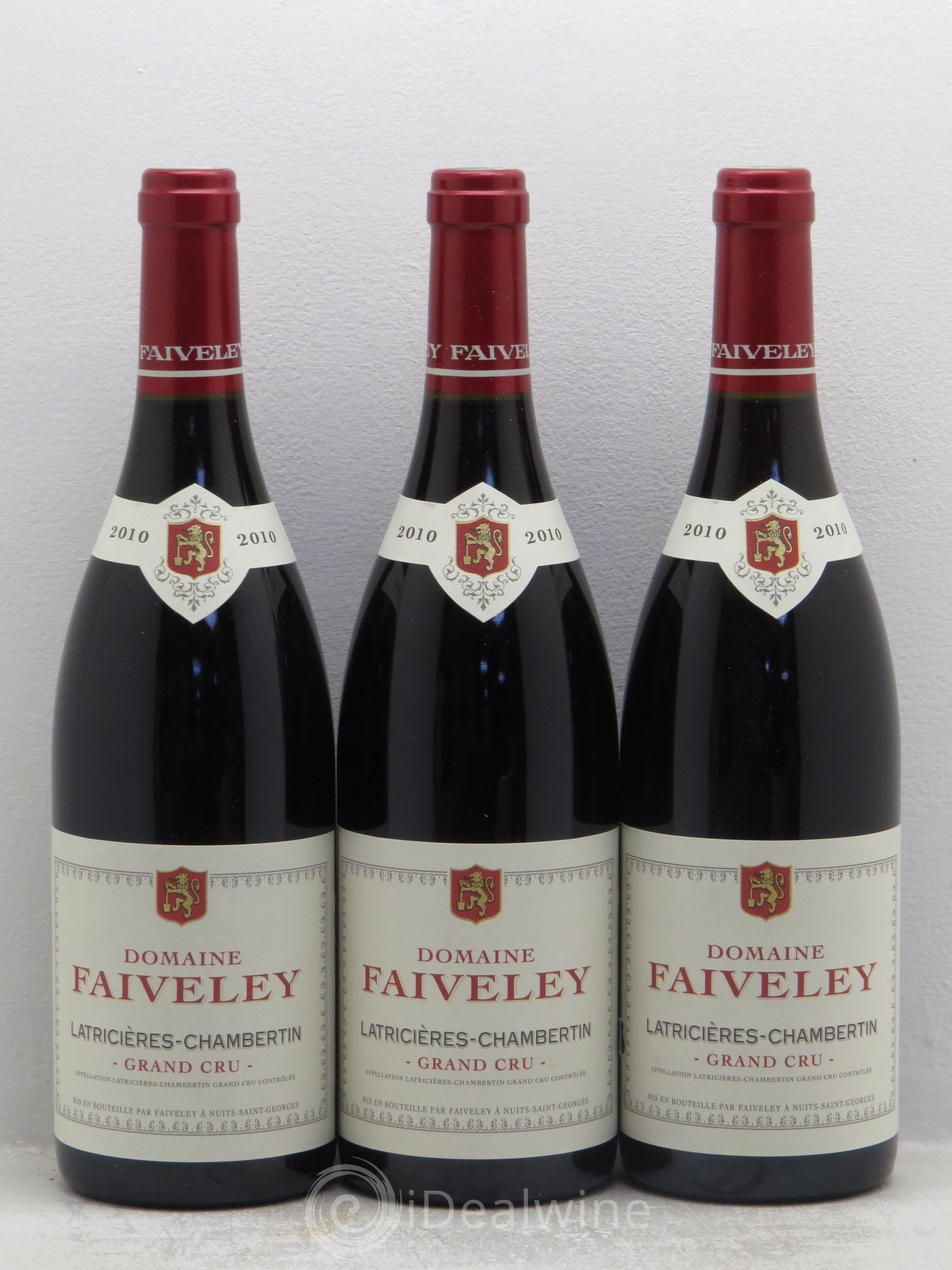 Latricières-Chambertin Grand Cru Faiveley 2010 - Lot de 3 bouteilles - 0