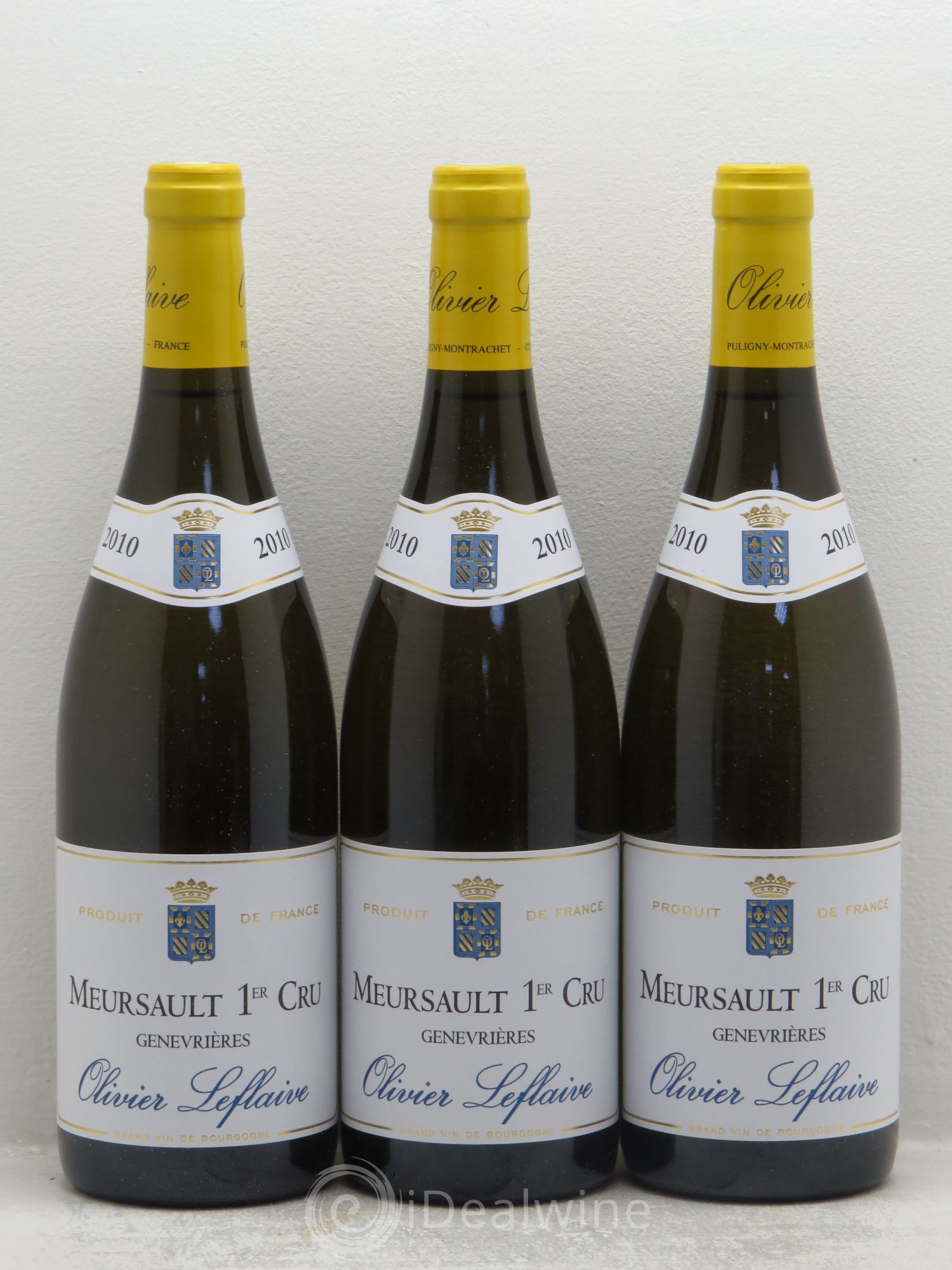 Meursault 1er Cru 2010 - Lot de 3 bouteilles - 0