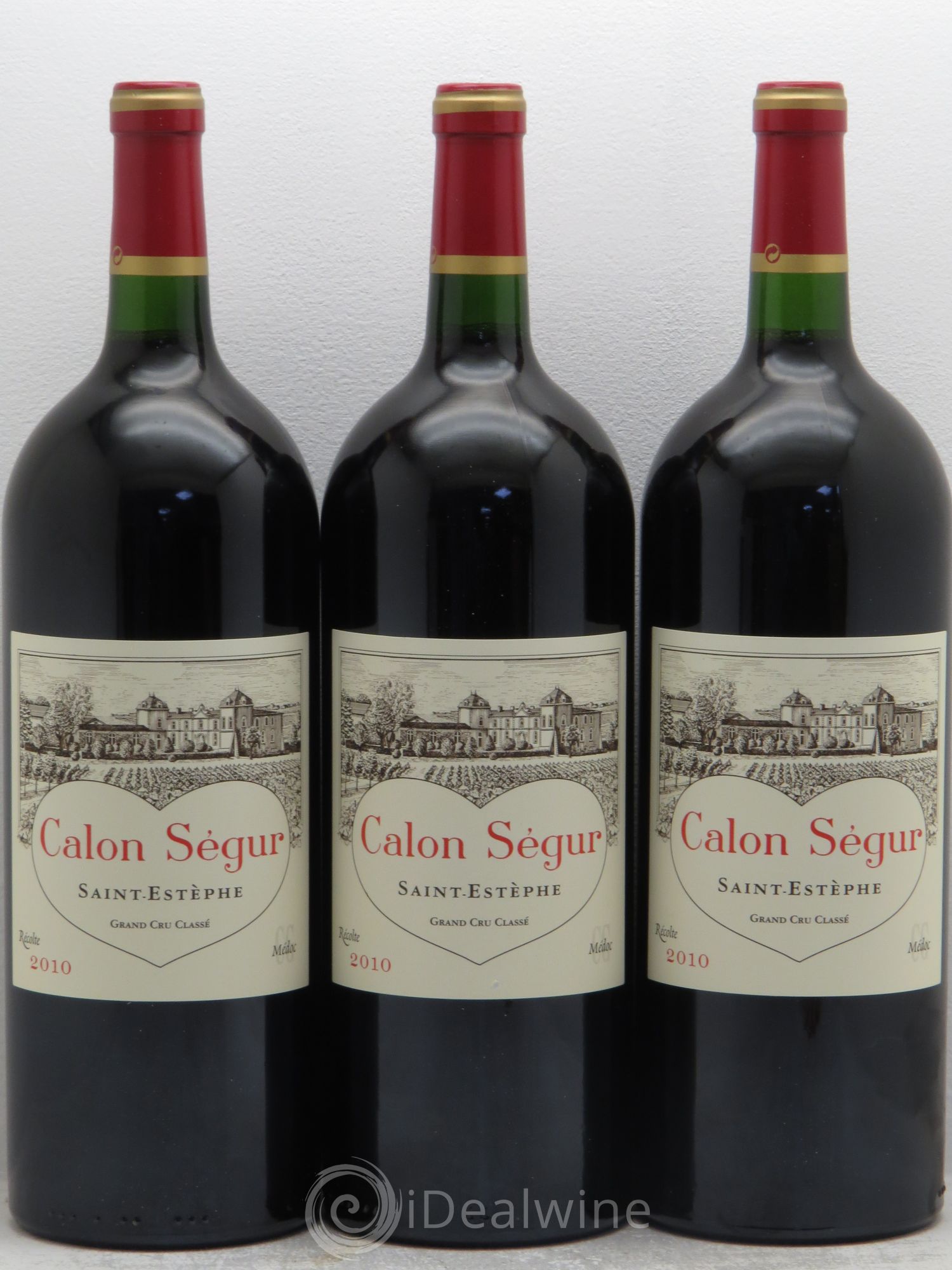 Château Calon Ségur 3ème Grand Cru Classé 2010 - Lot de 3 magnums - 0