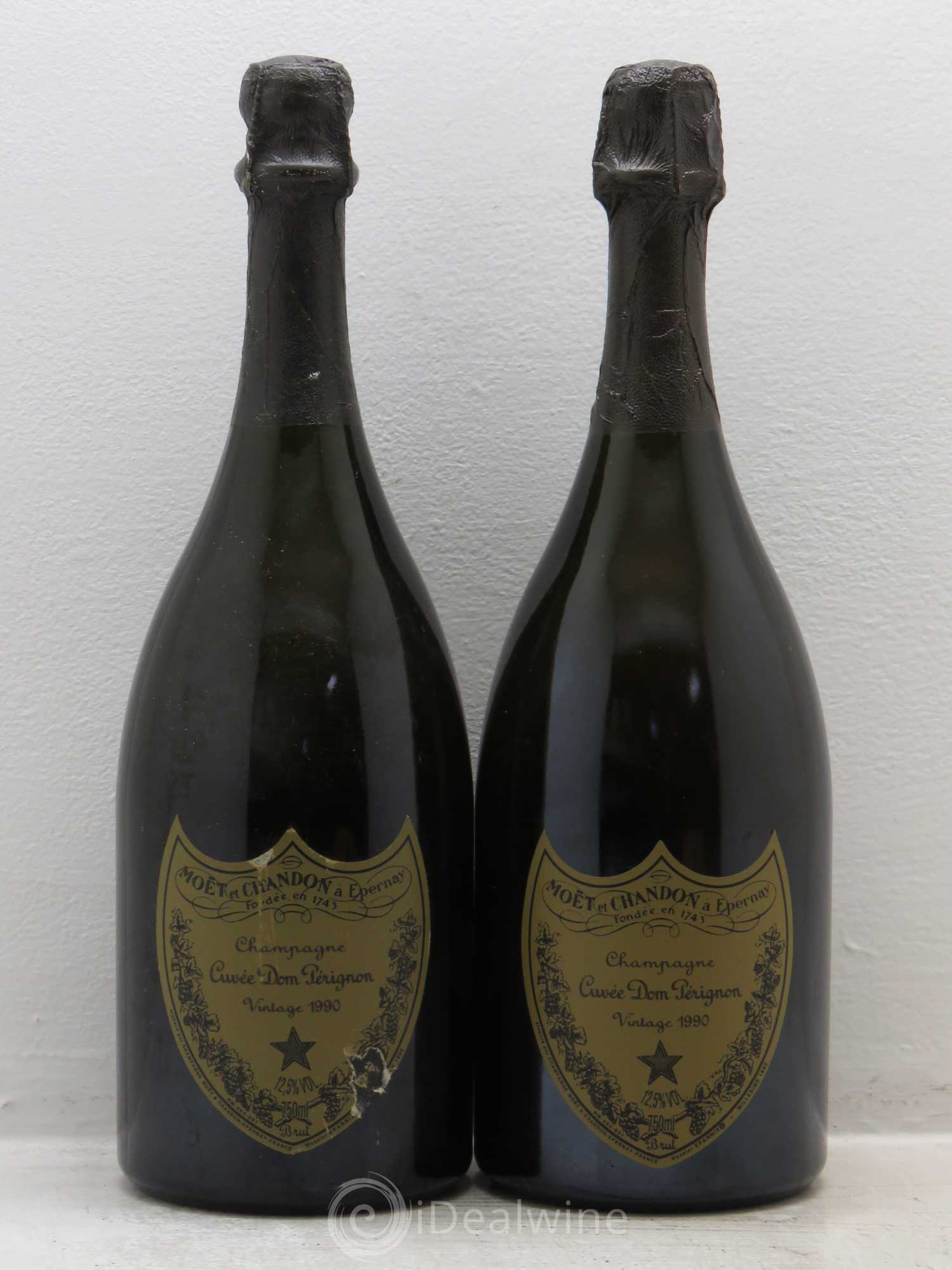 Brut Dom Pérignon 1990 - Lot de 2 bouteilles - 0